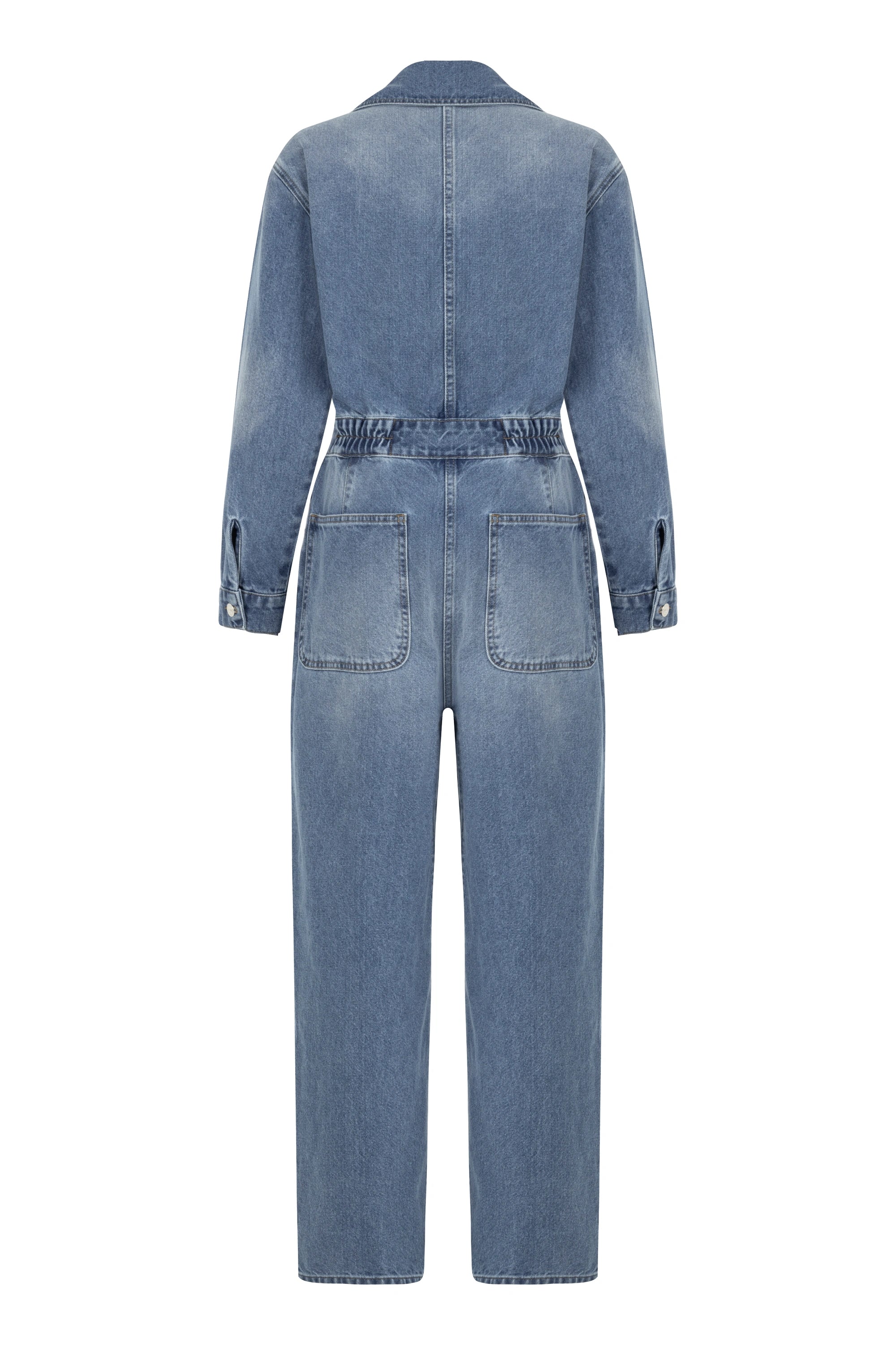 Jean Cargo Jumpsuit (Final Sale)