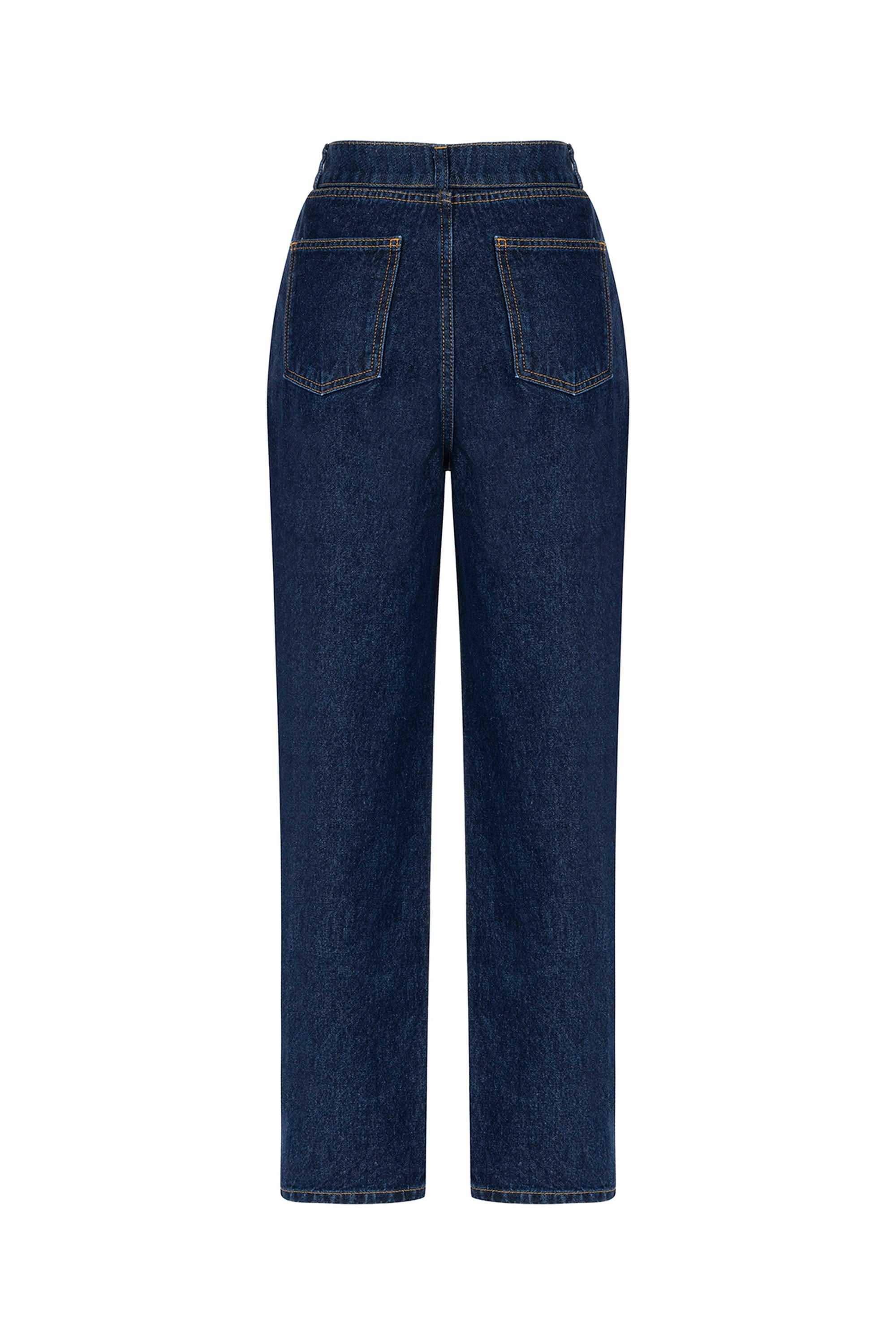 Double Waist Accessory Detailed Jean Trousers (Final Sale)