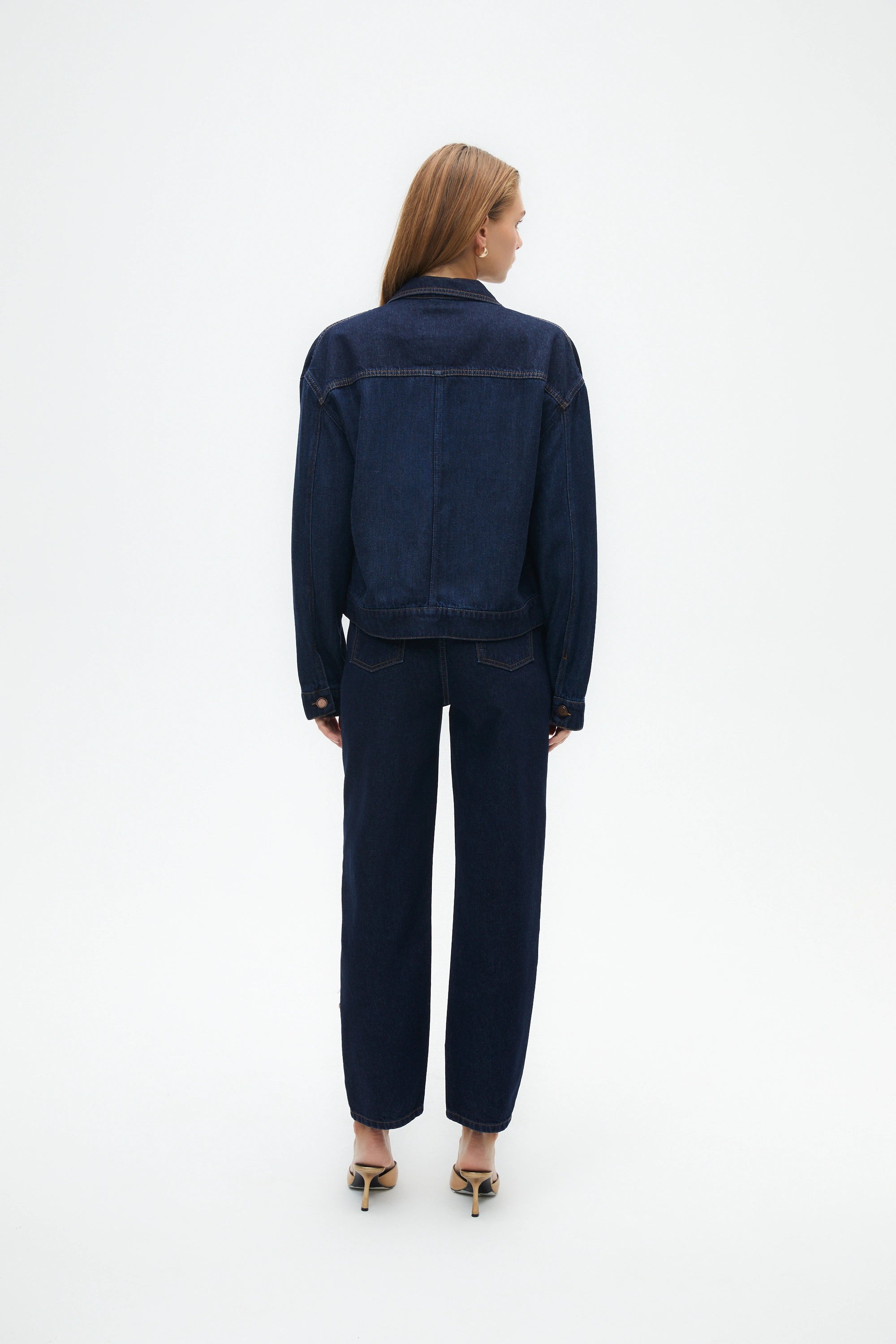 Double Waist Accessory Detailed Jean Trousers (Final Sale)