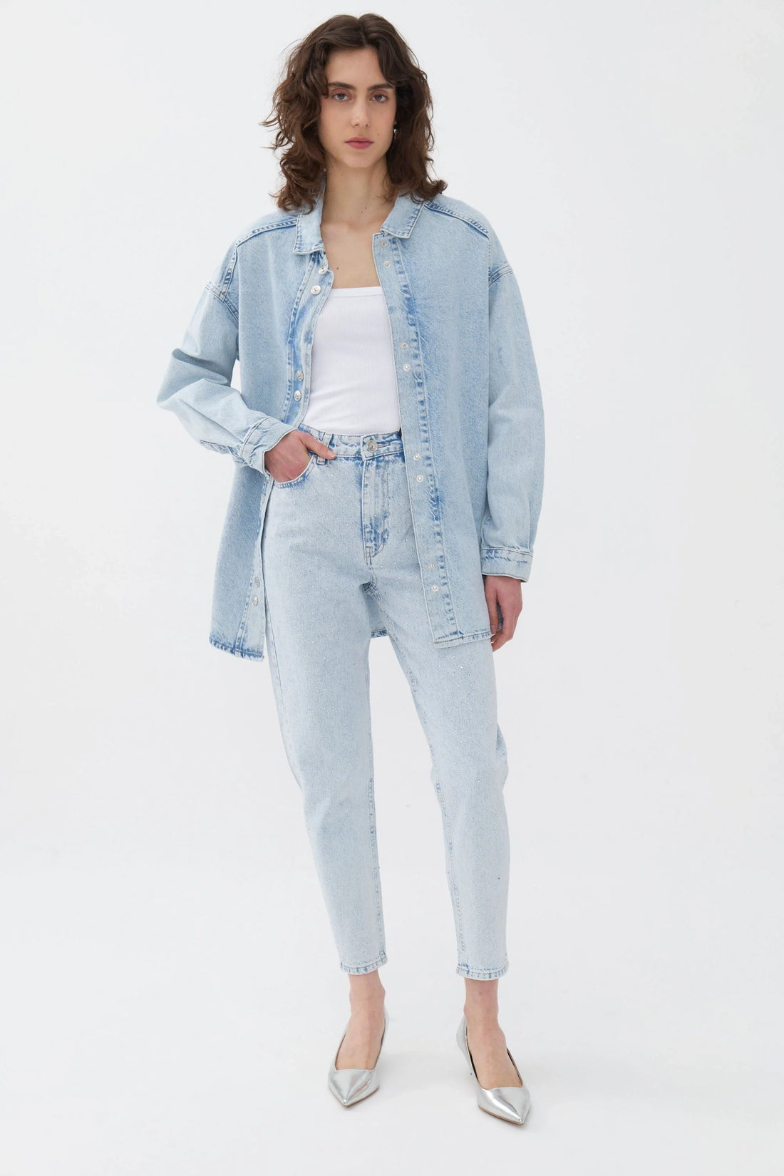 Oversize Jean Shirt (Final Sale)