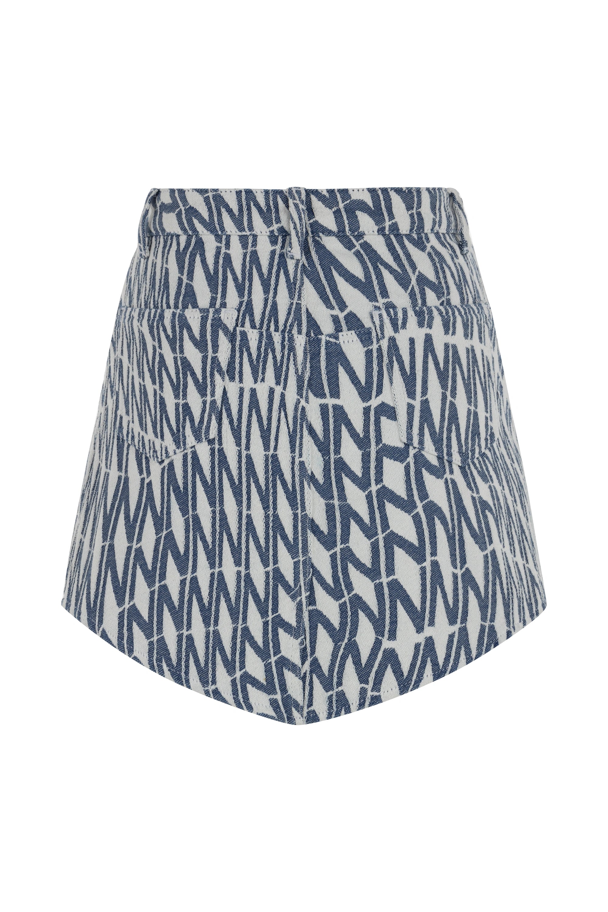 Patterned Mini Skirt