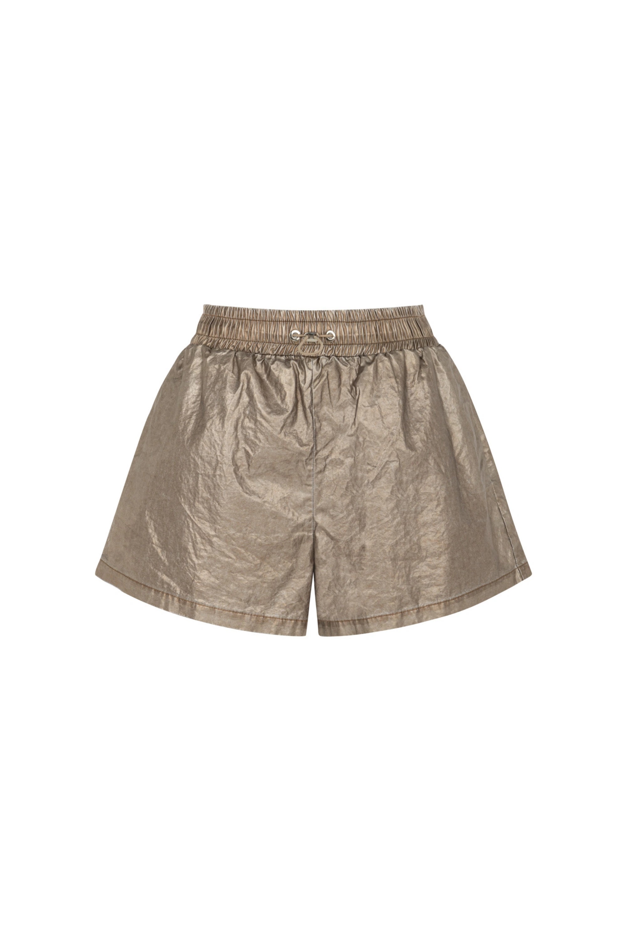 Bronze Metallic Mini Short