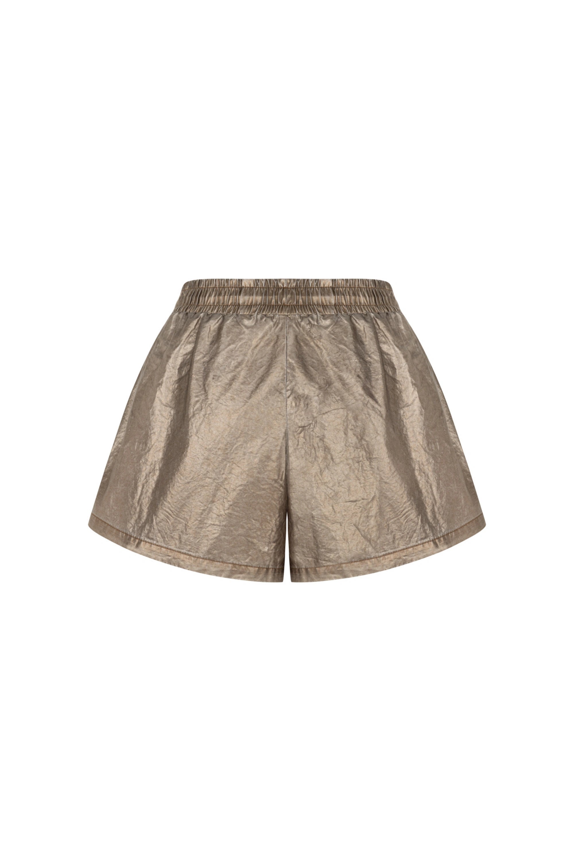 Bronze Metallic Mini Short