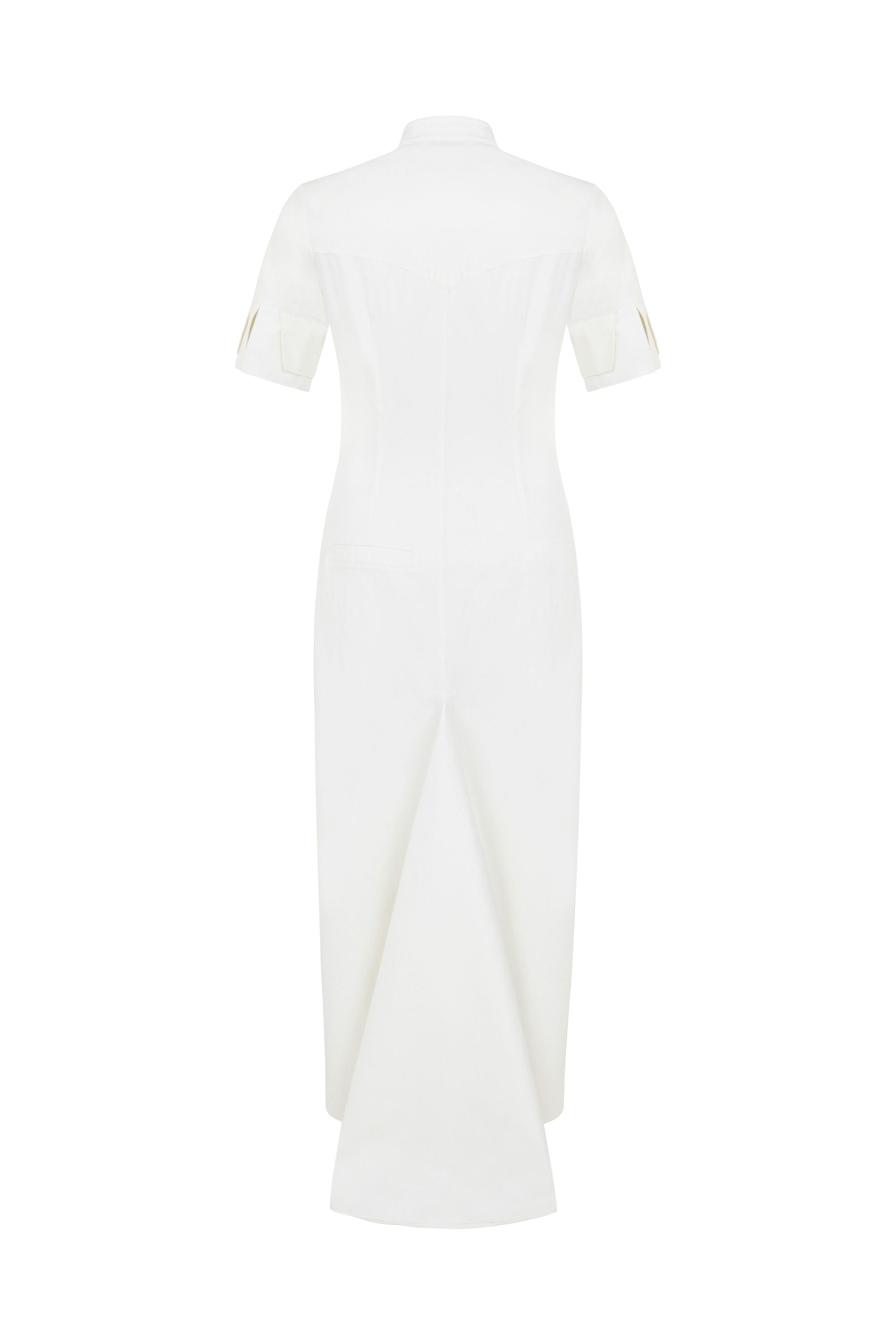 Window Detailed Tailed Dress