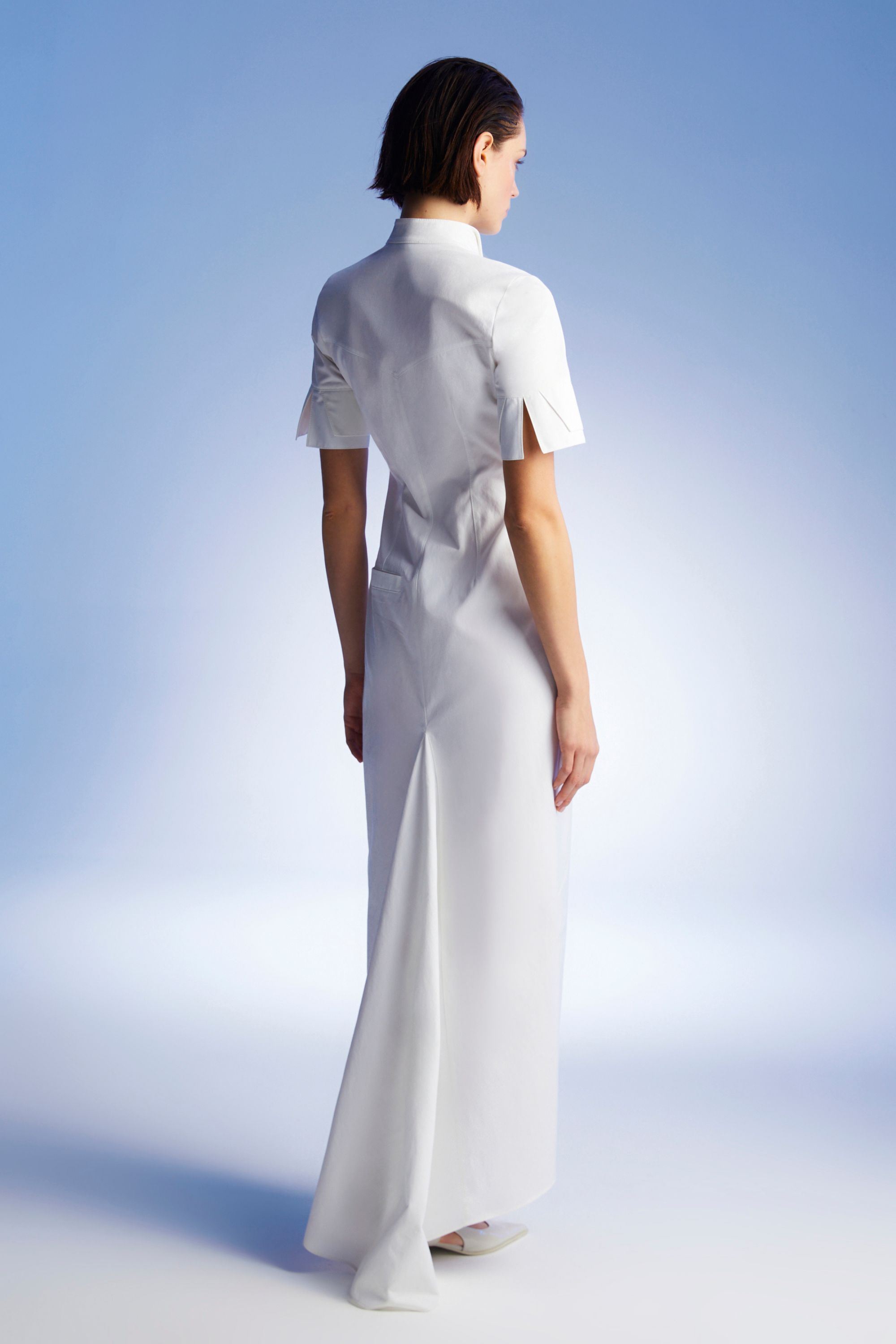 Window Detailed Tailed Dress