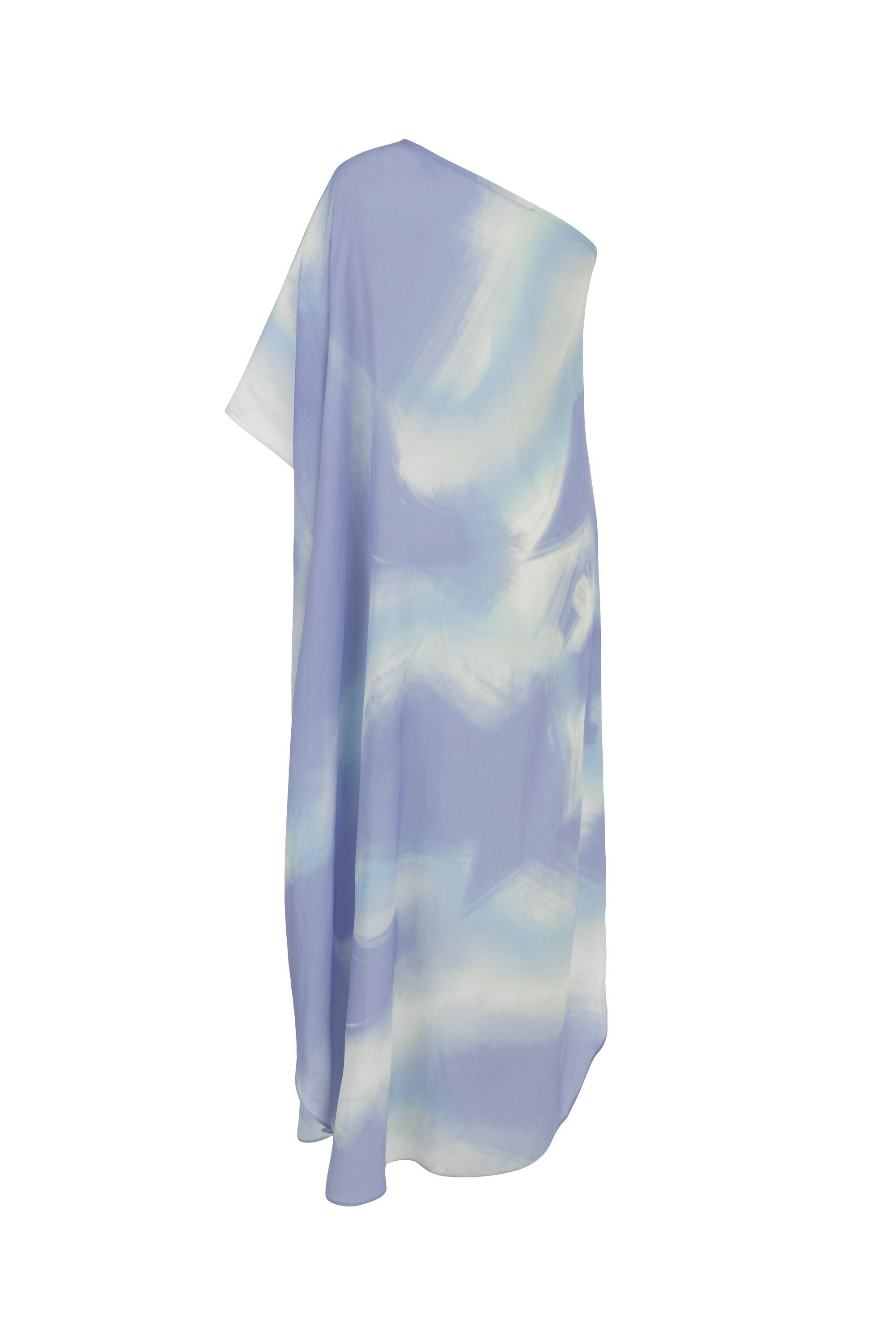One Sleeve Flowy Dress