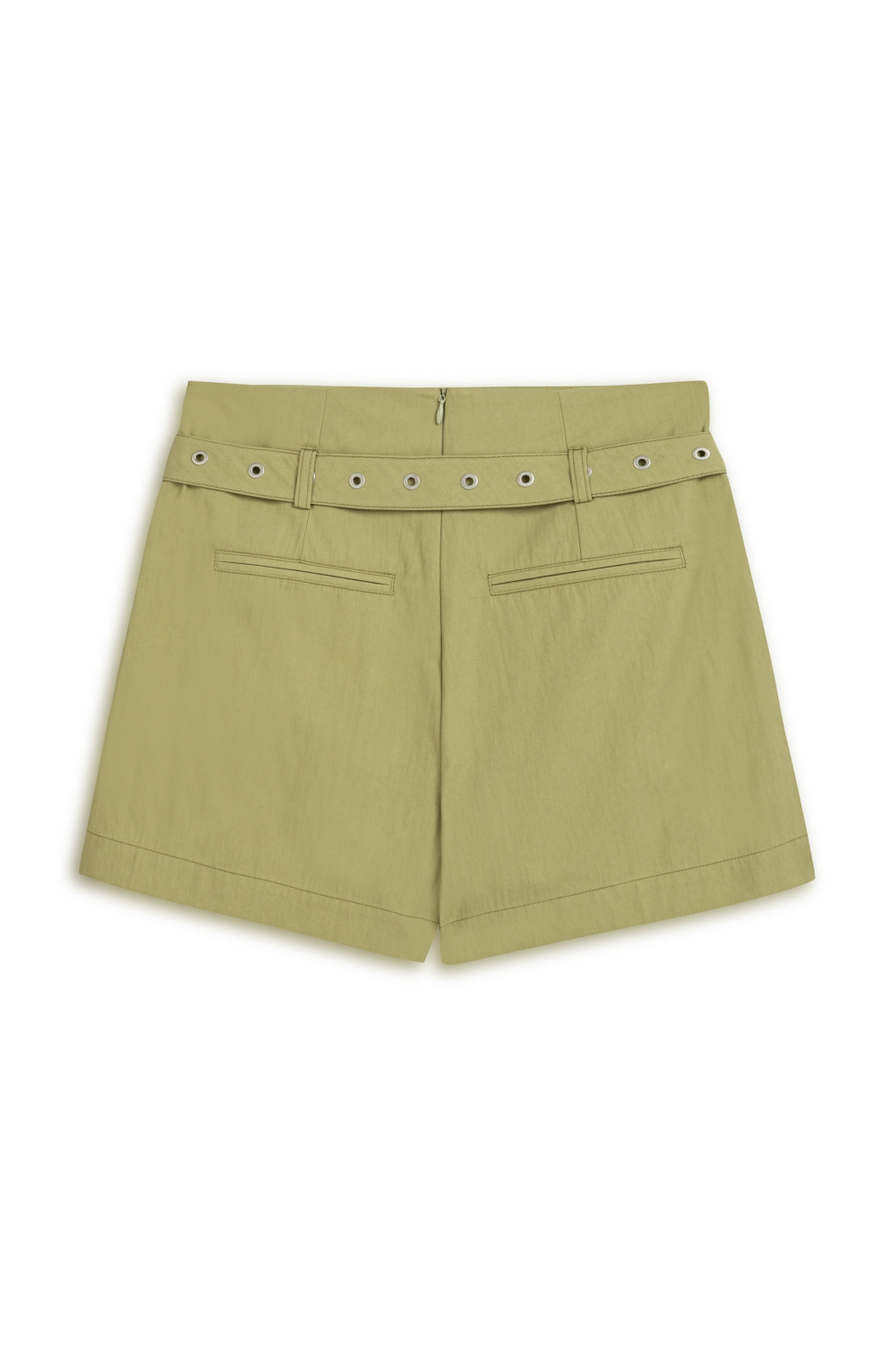 Olive Belt Detailed Skort