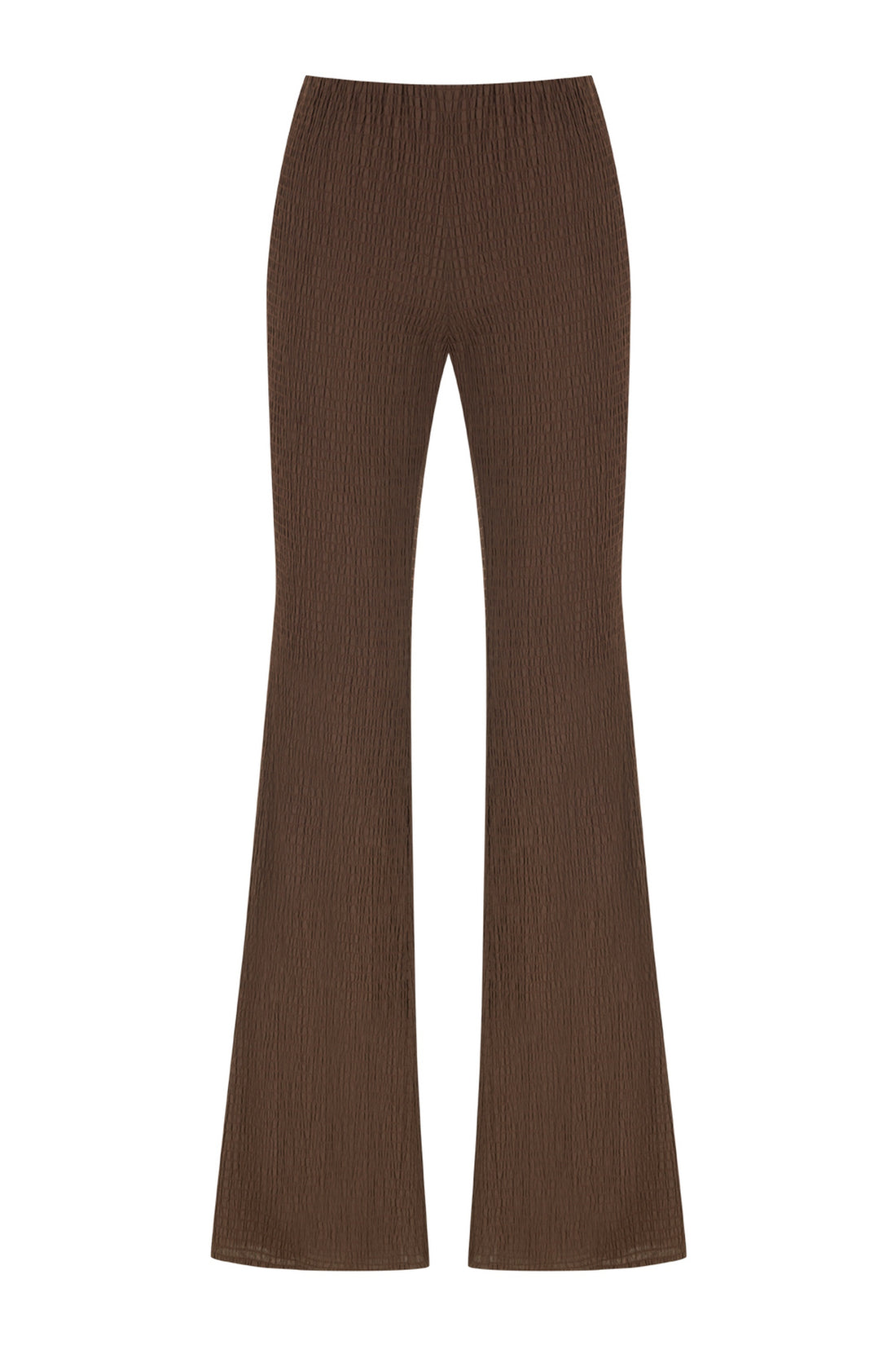 Coffee Spanish Leg Trousers