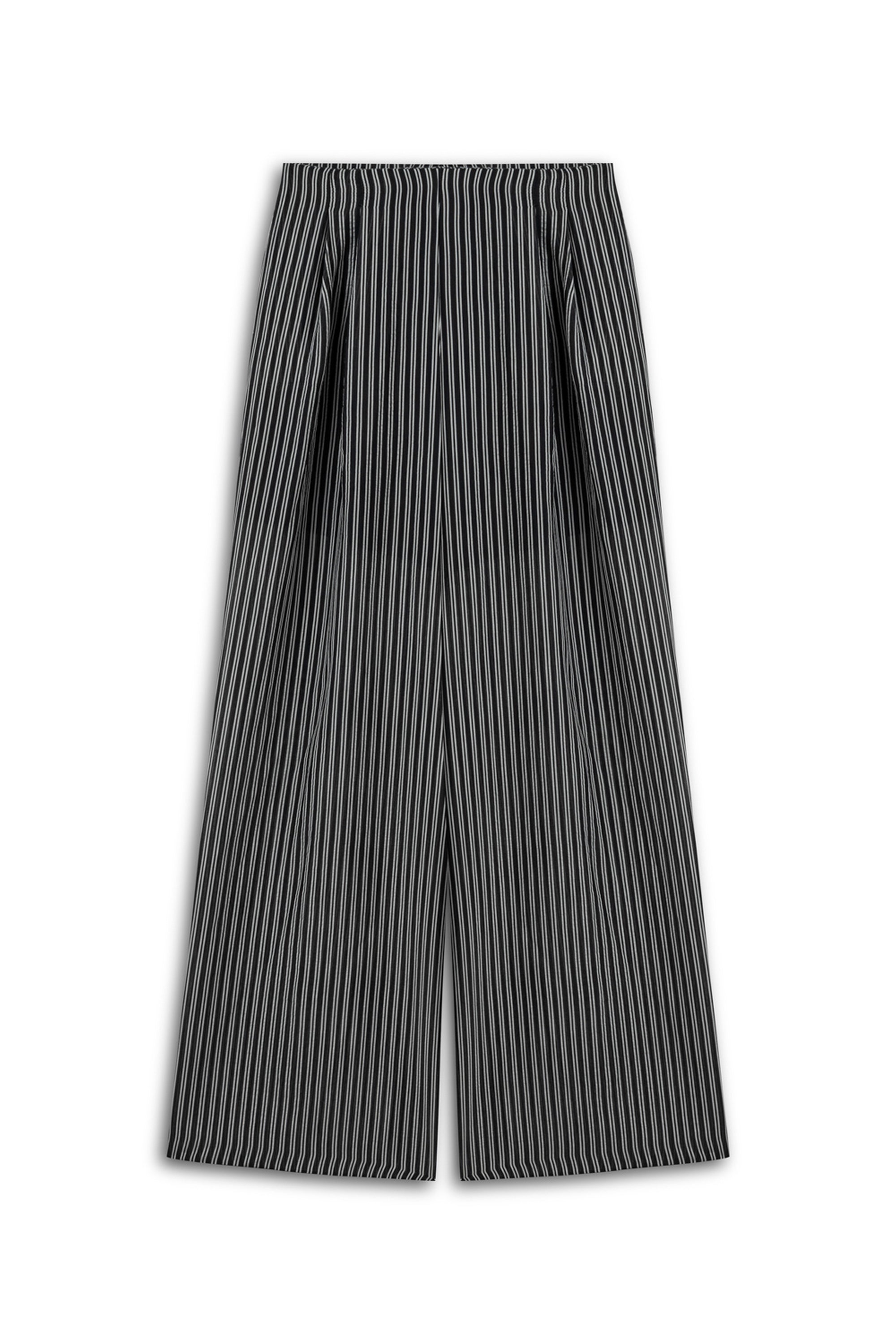 Striped Transparent Trousers