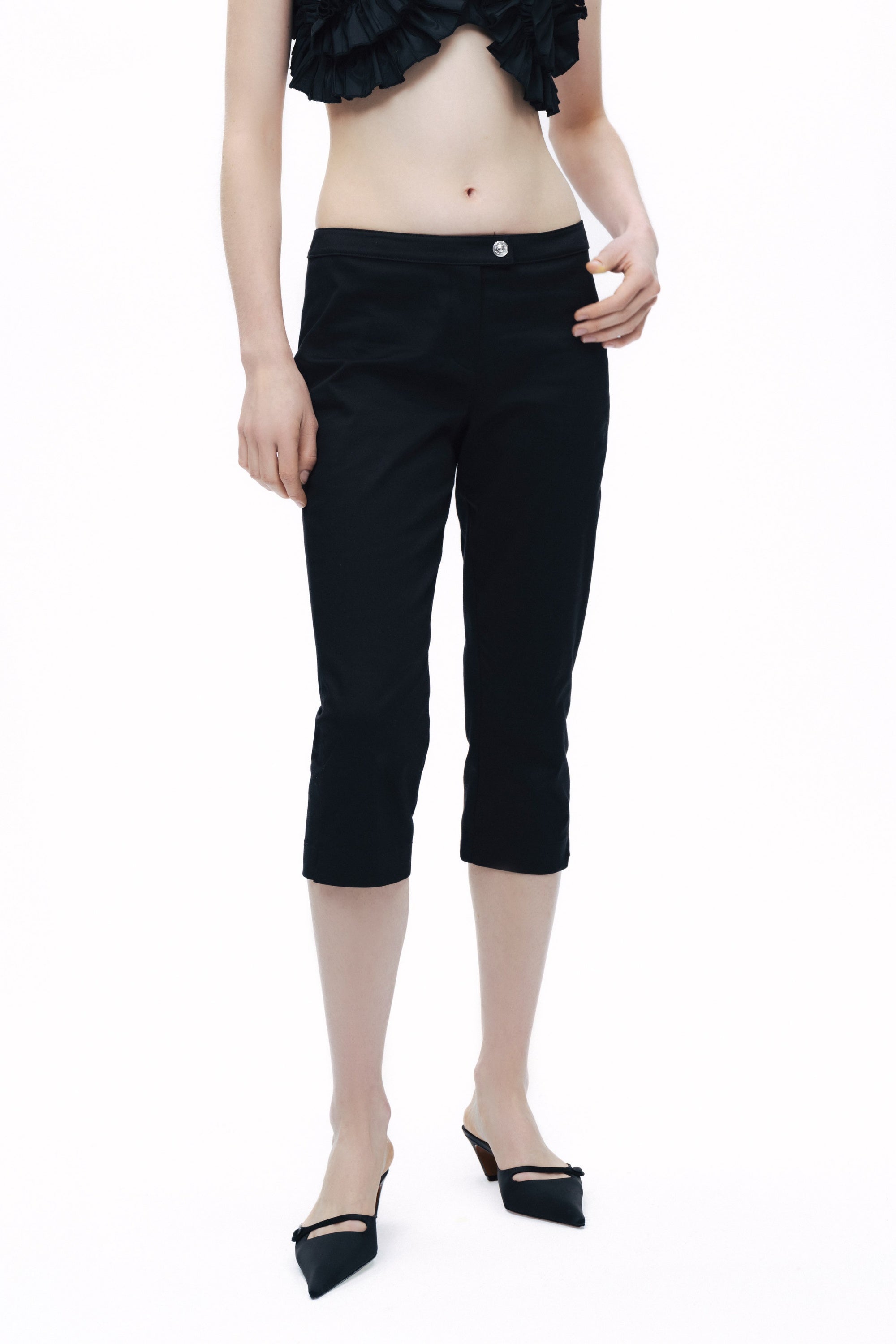 Black Bermuda Pants