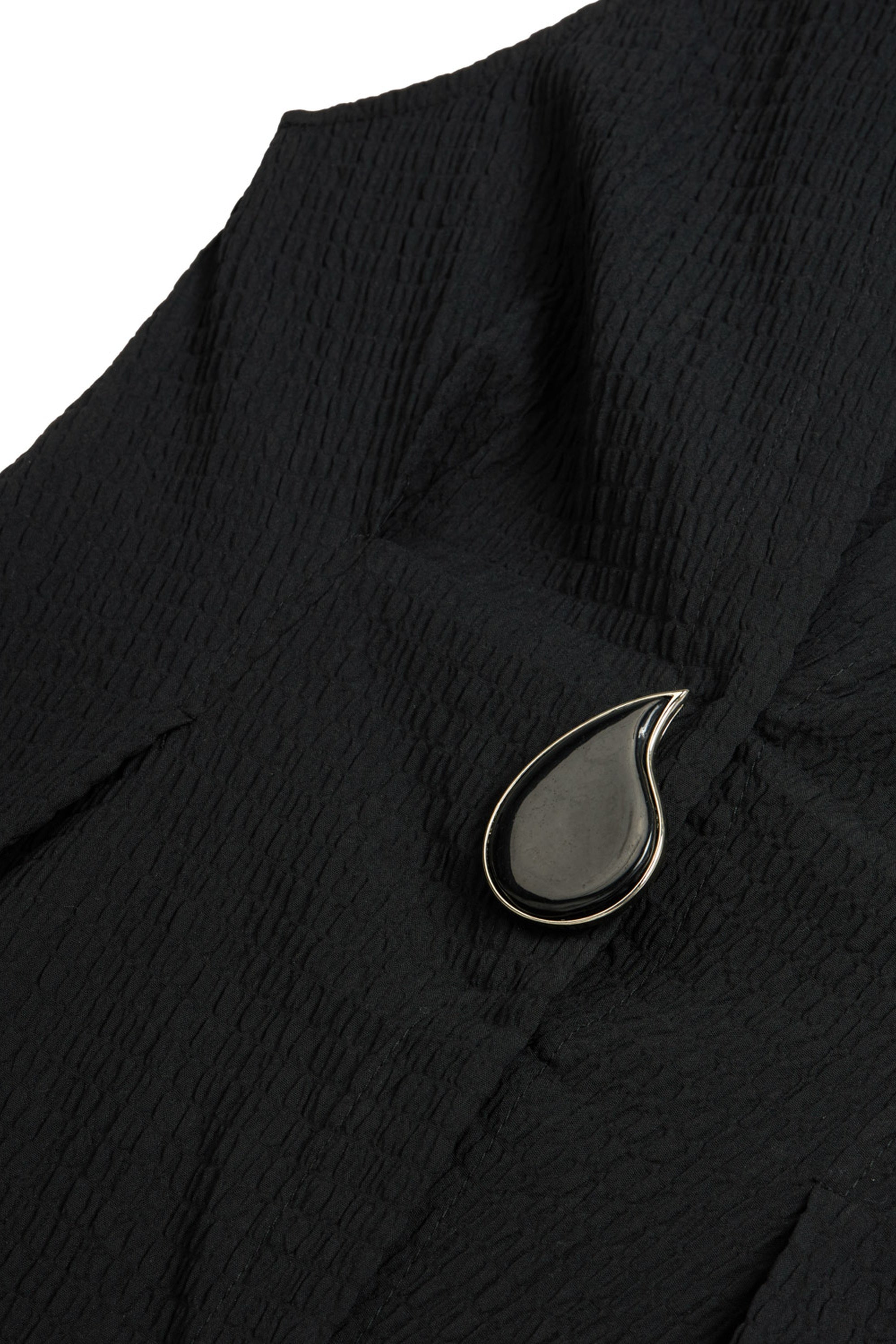 Black Accessory Detailed Blouse