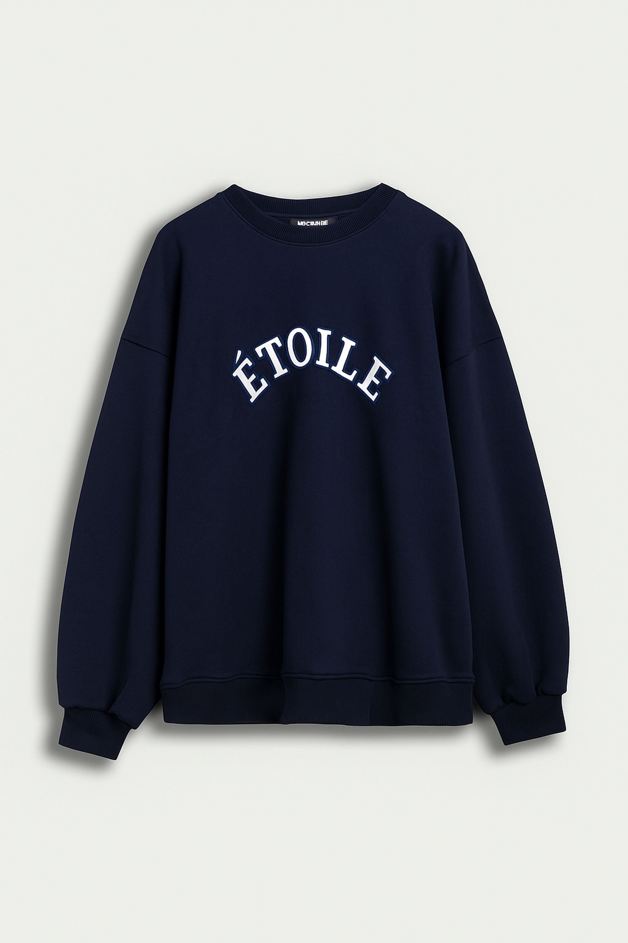 Woven Text Logo Sweatshirt