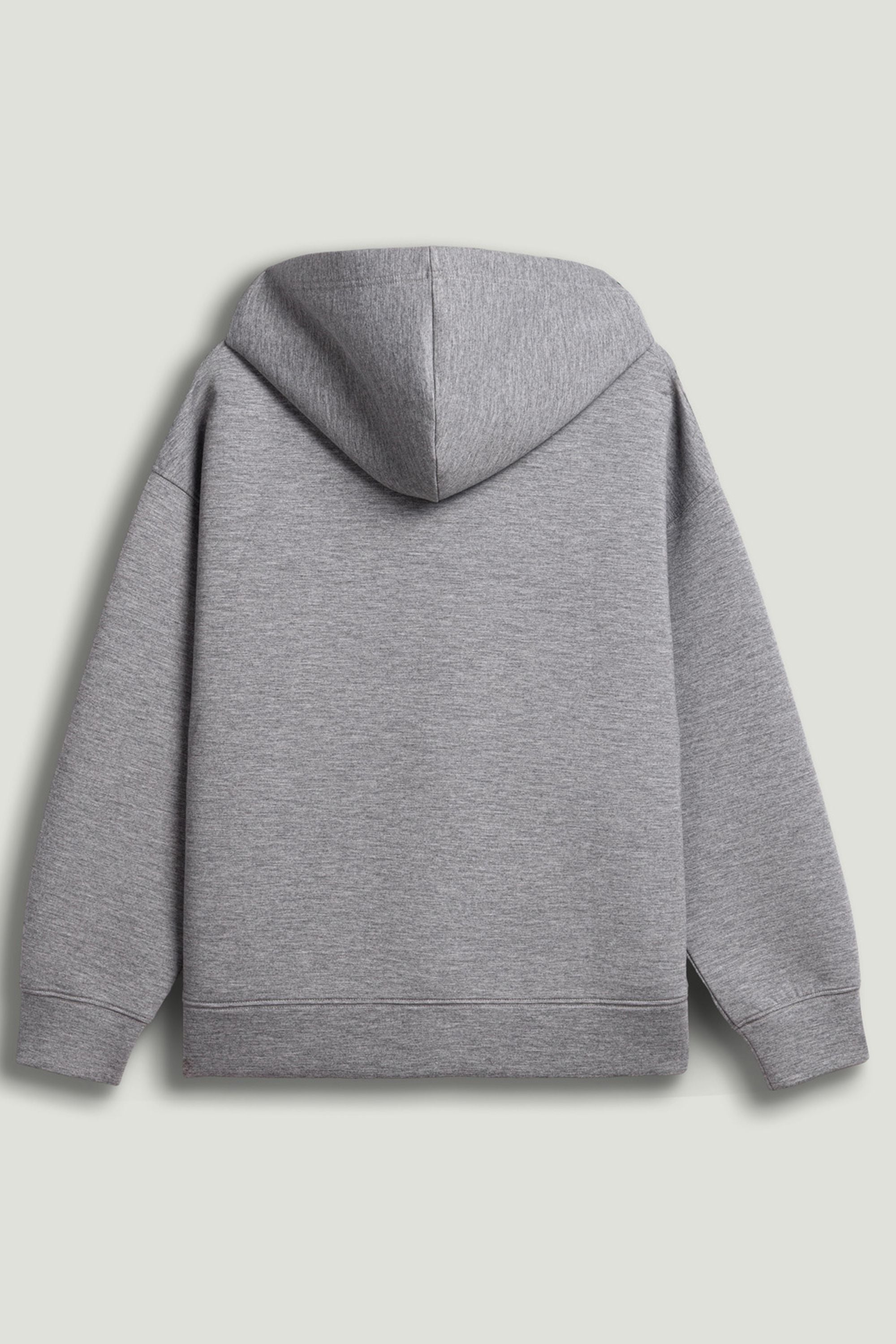 Relaxed Zip-Up Hoodie