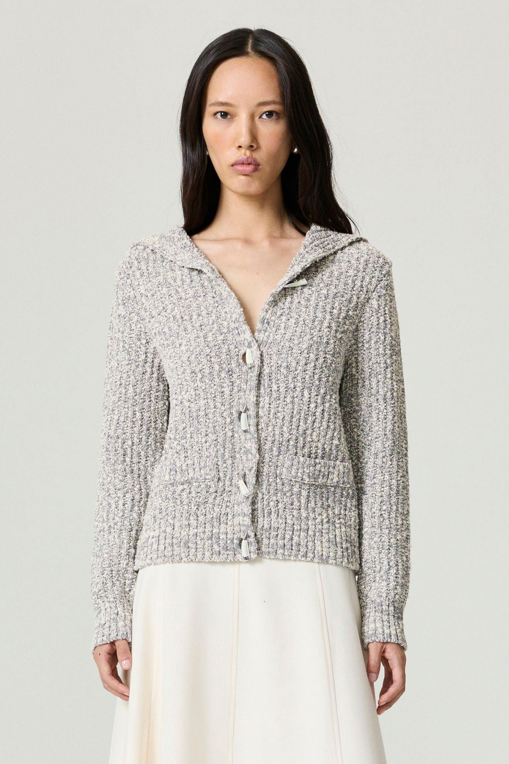 Textured Knit Cardigan