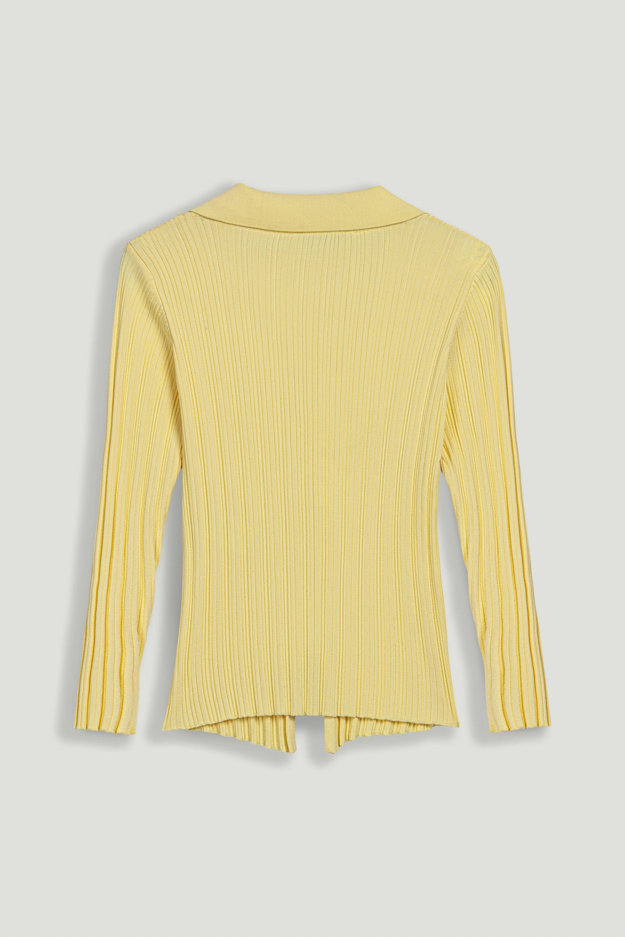 Floral Embellished Ribbed V-Neck Sweater