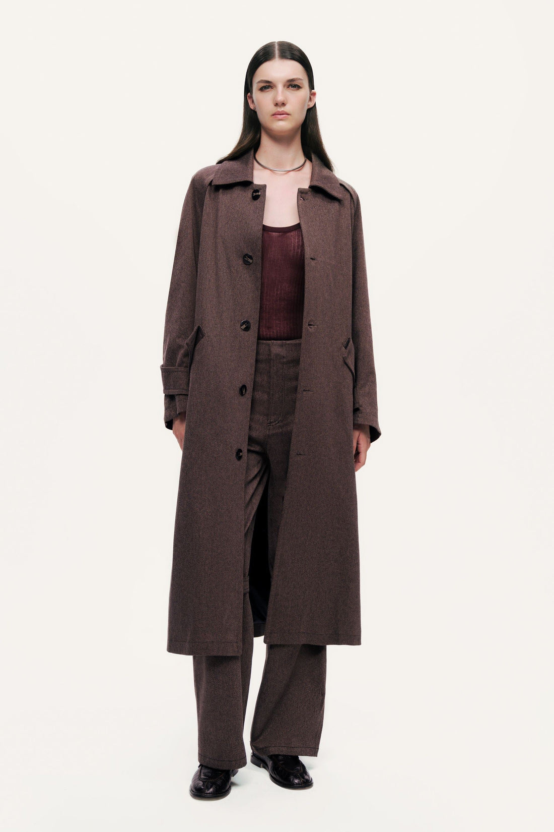 Single-Breasted Trench Coat