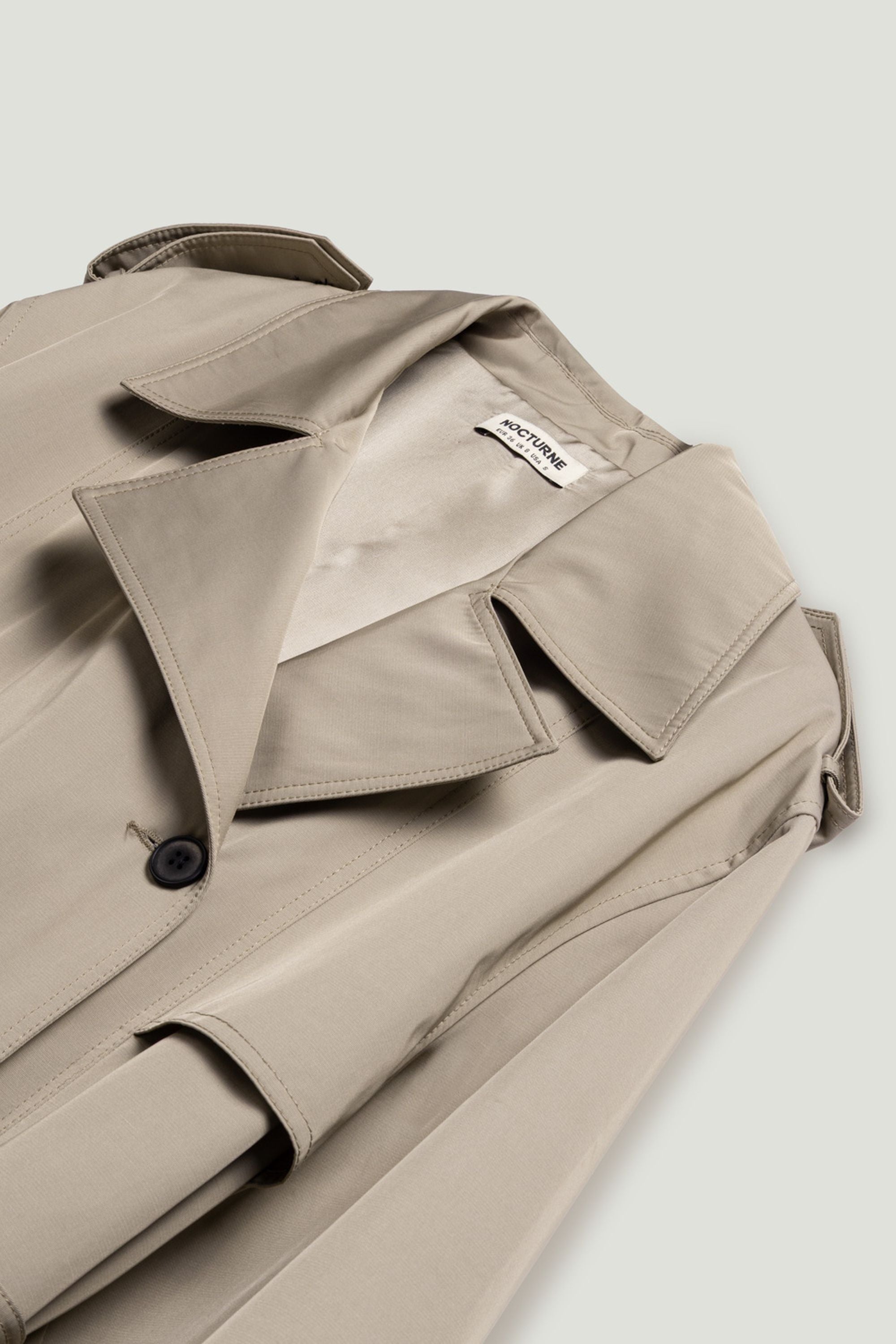 Oversized Double-Breasted Trench Coat