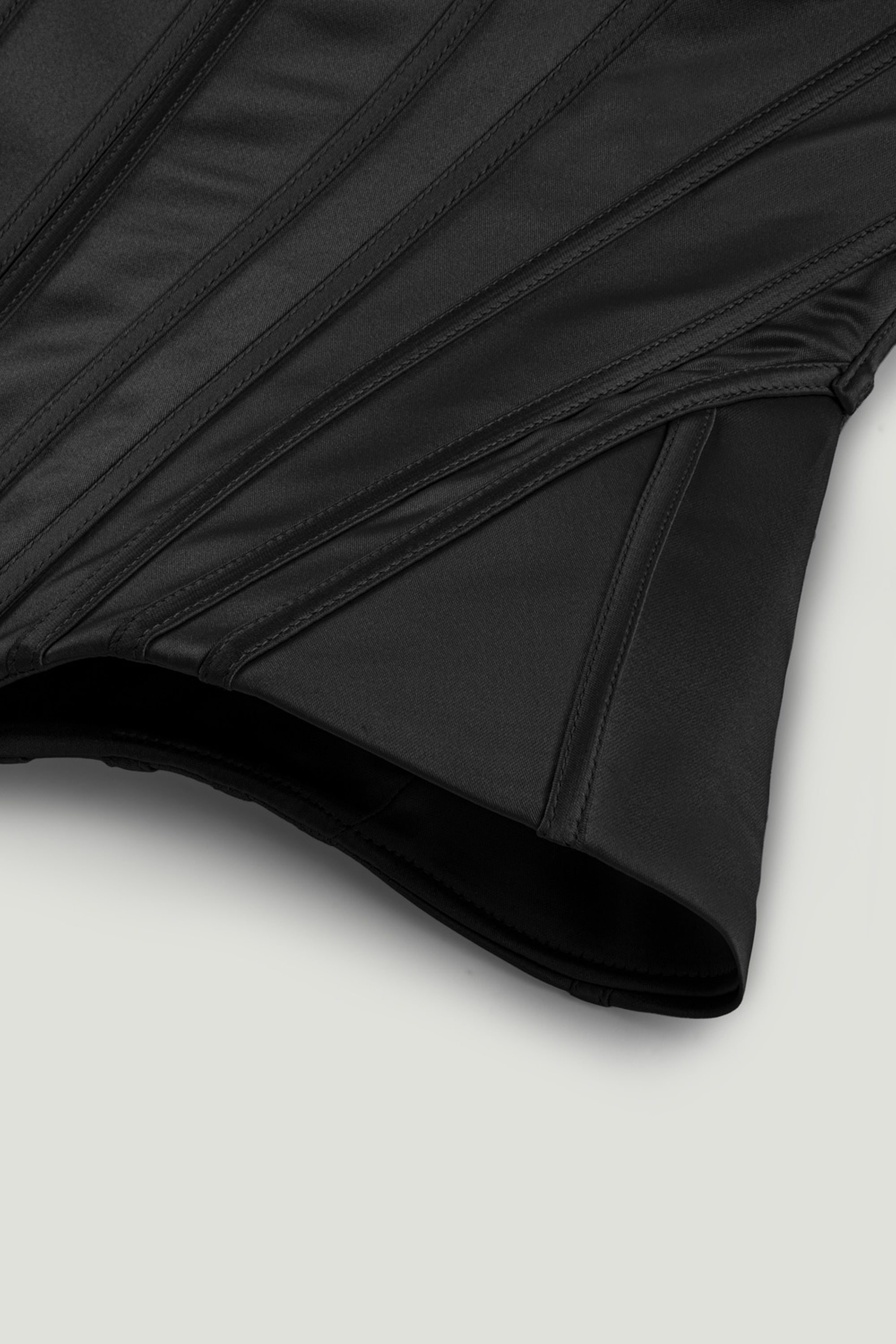 Sculpted Satin Corset Top