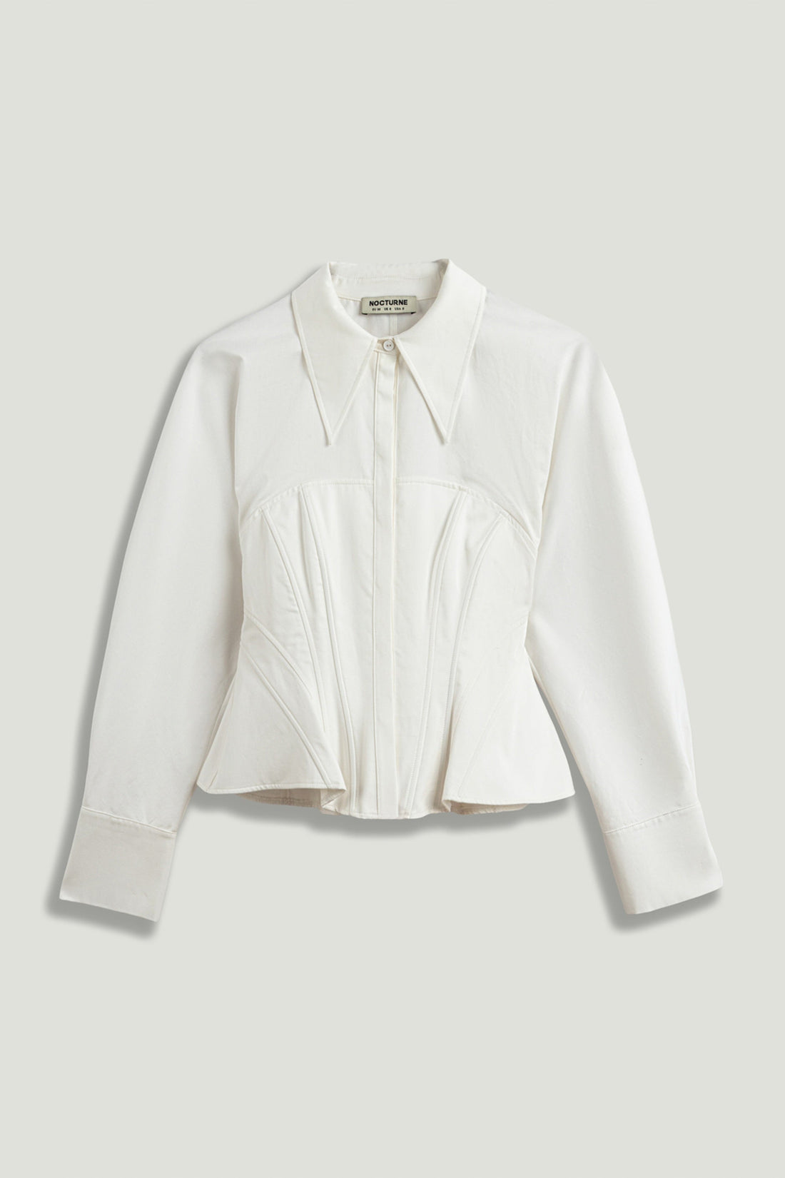 Structured Corset-Inspired Shirt