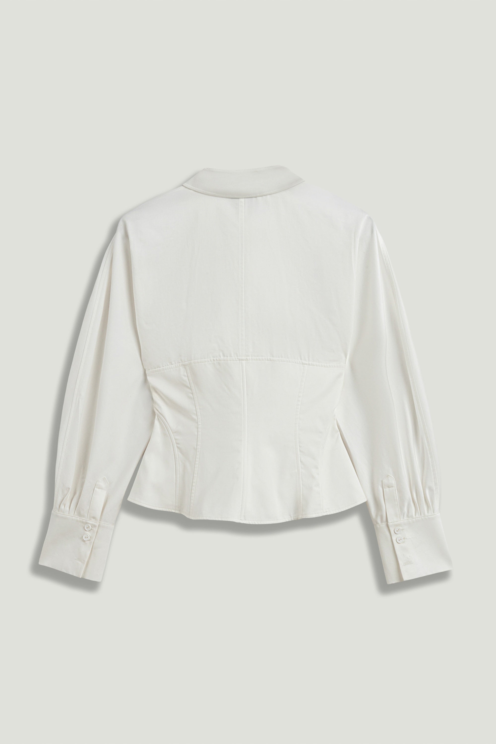 Structured Corset-Inspired Shirt