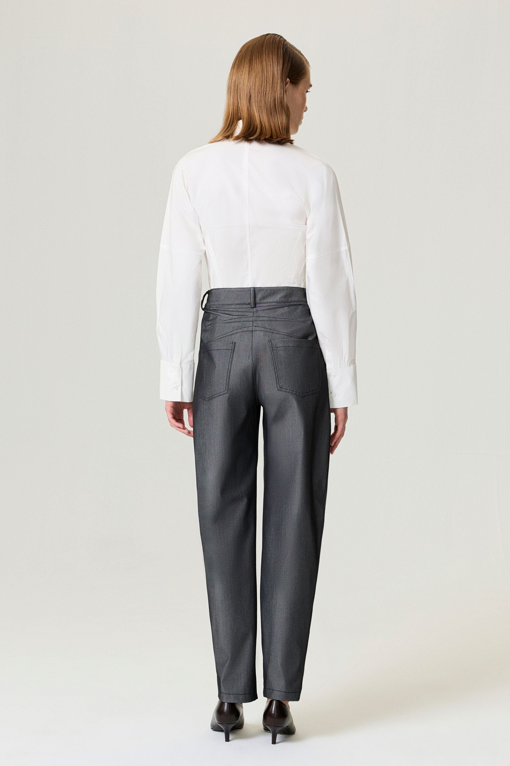 Structured Corset-Inspired Shirt