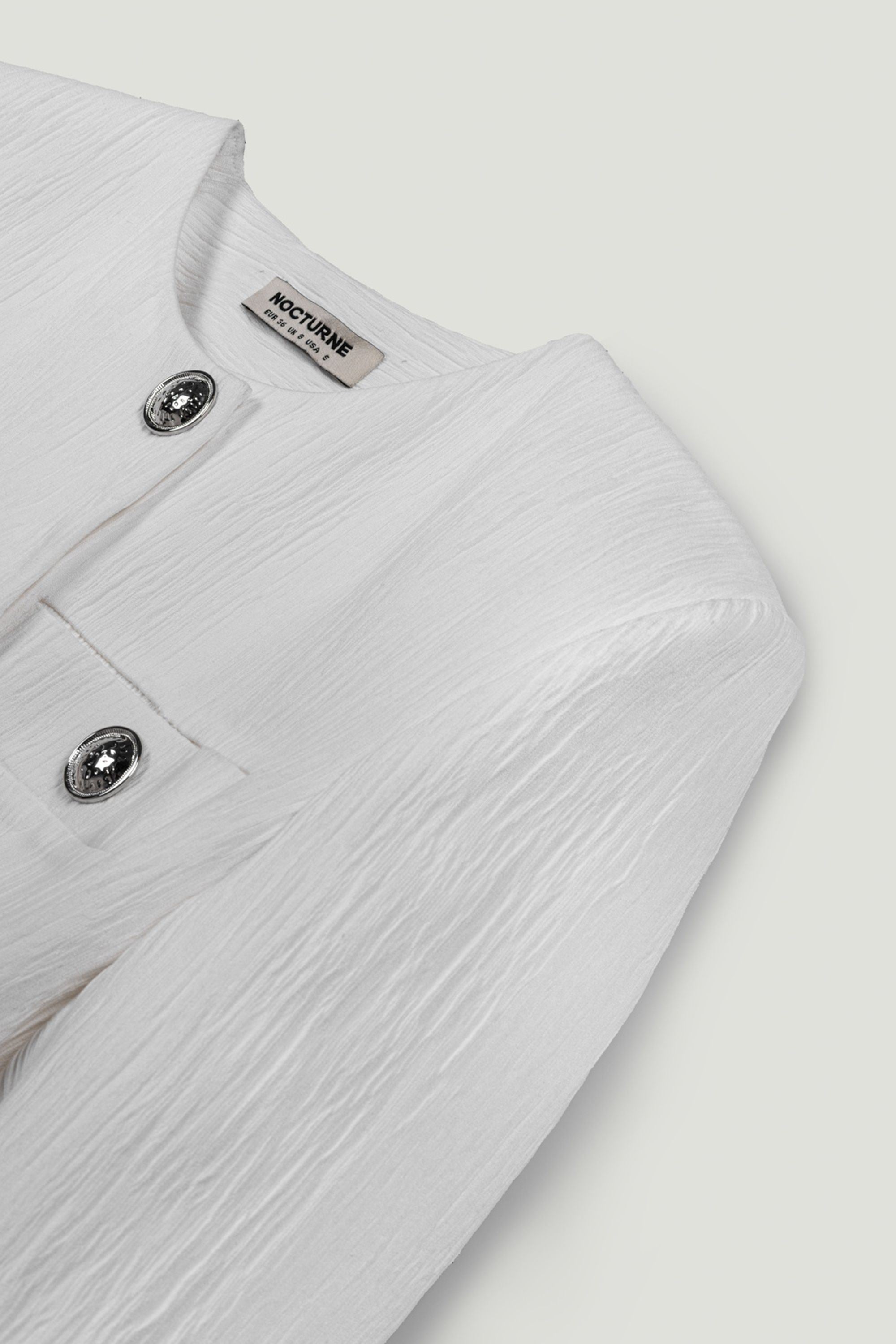 Padded Shoulder Mini Dress