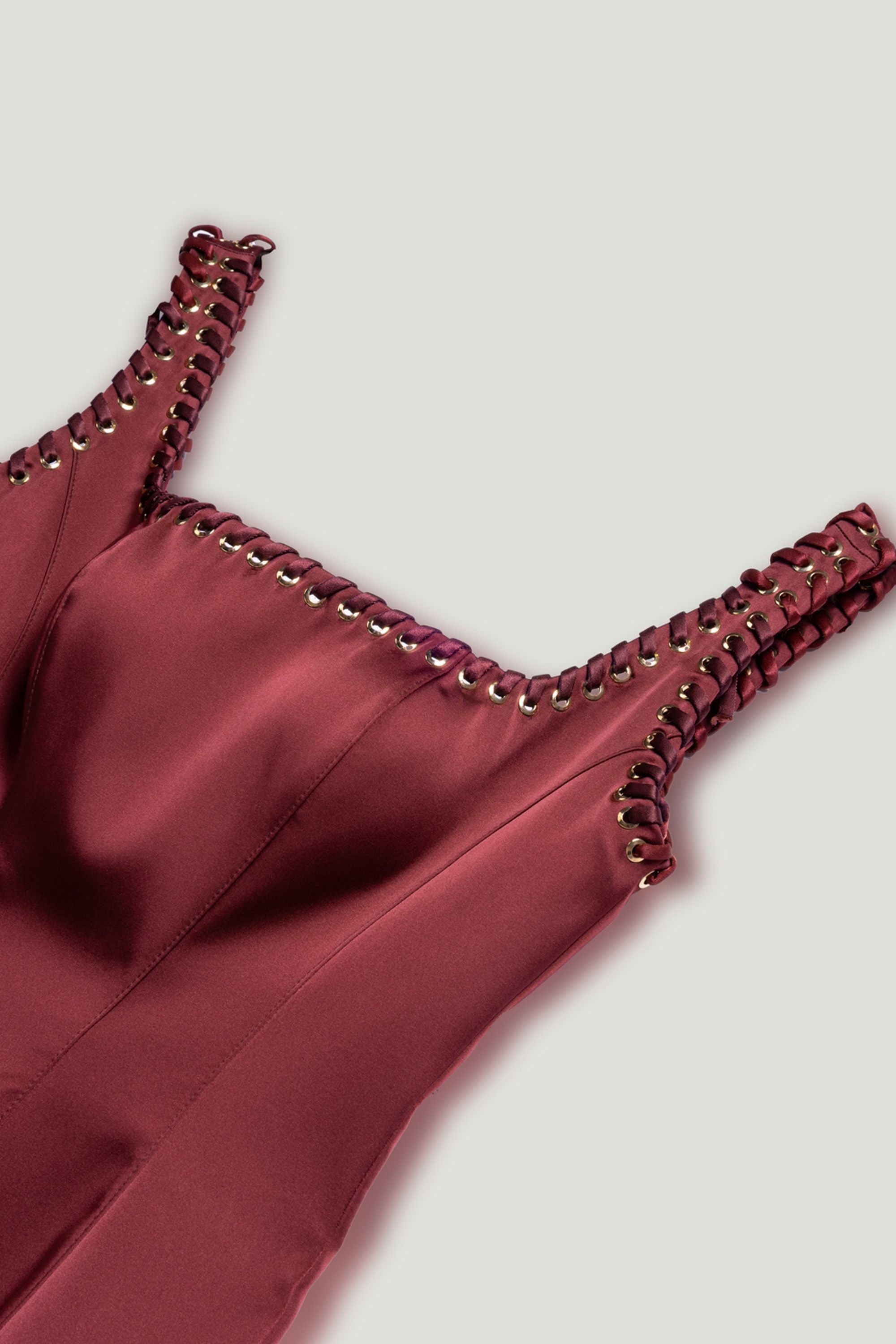 Embellished Square-Neck Midi Dress