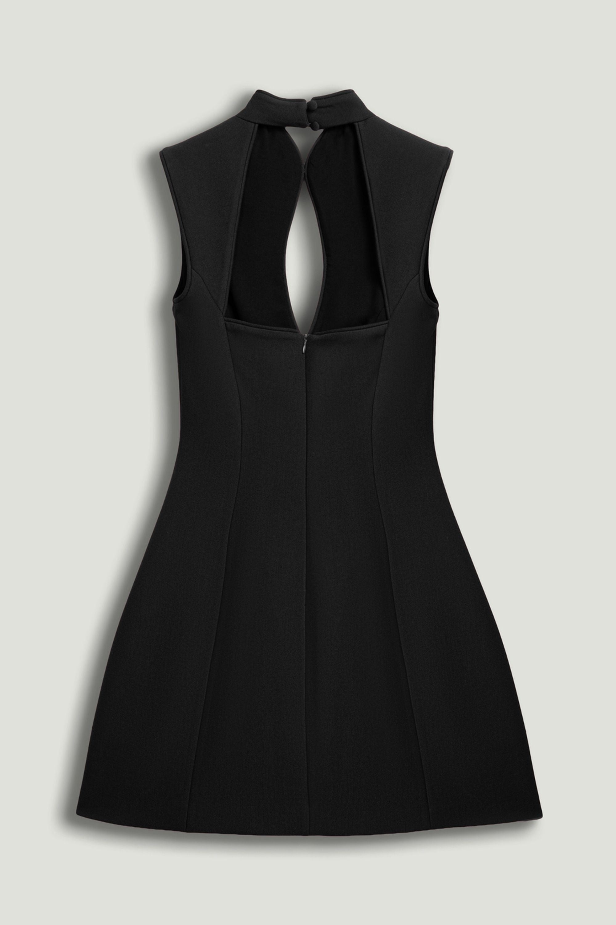 Open-Back Mini Dress