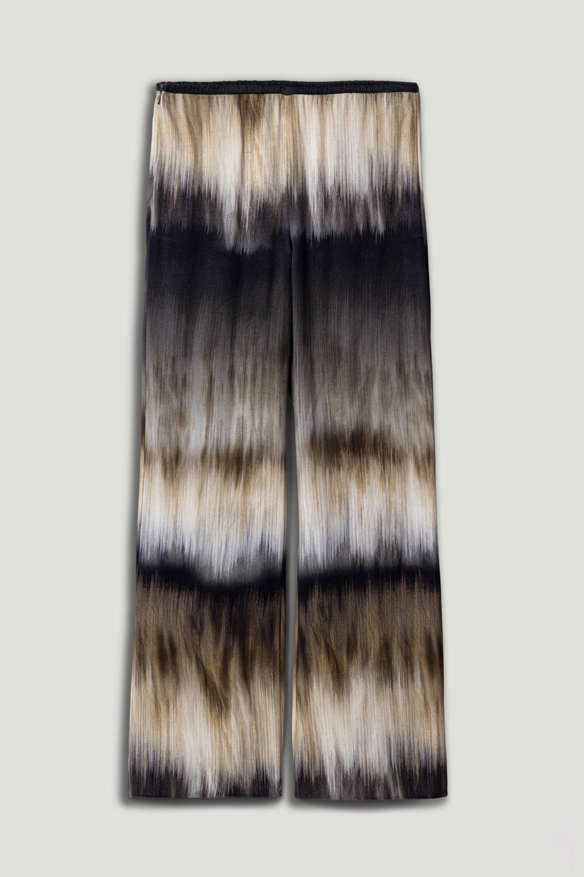 Batik Print Wide-Leg Pants