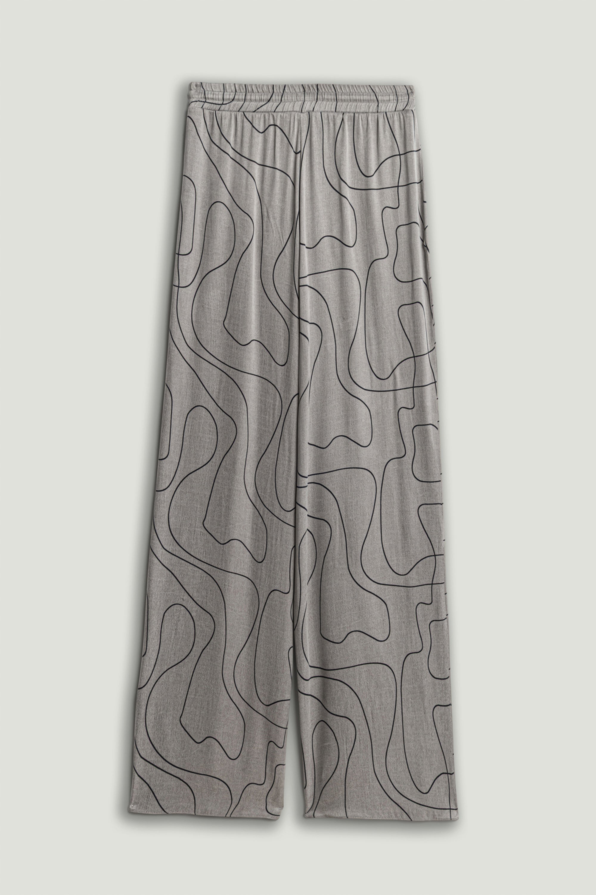 Flowy Wide-Leg Tailored Pants