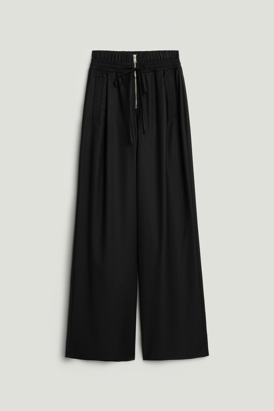Drawstring Waist Relaxed Pants