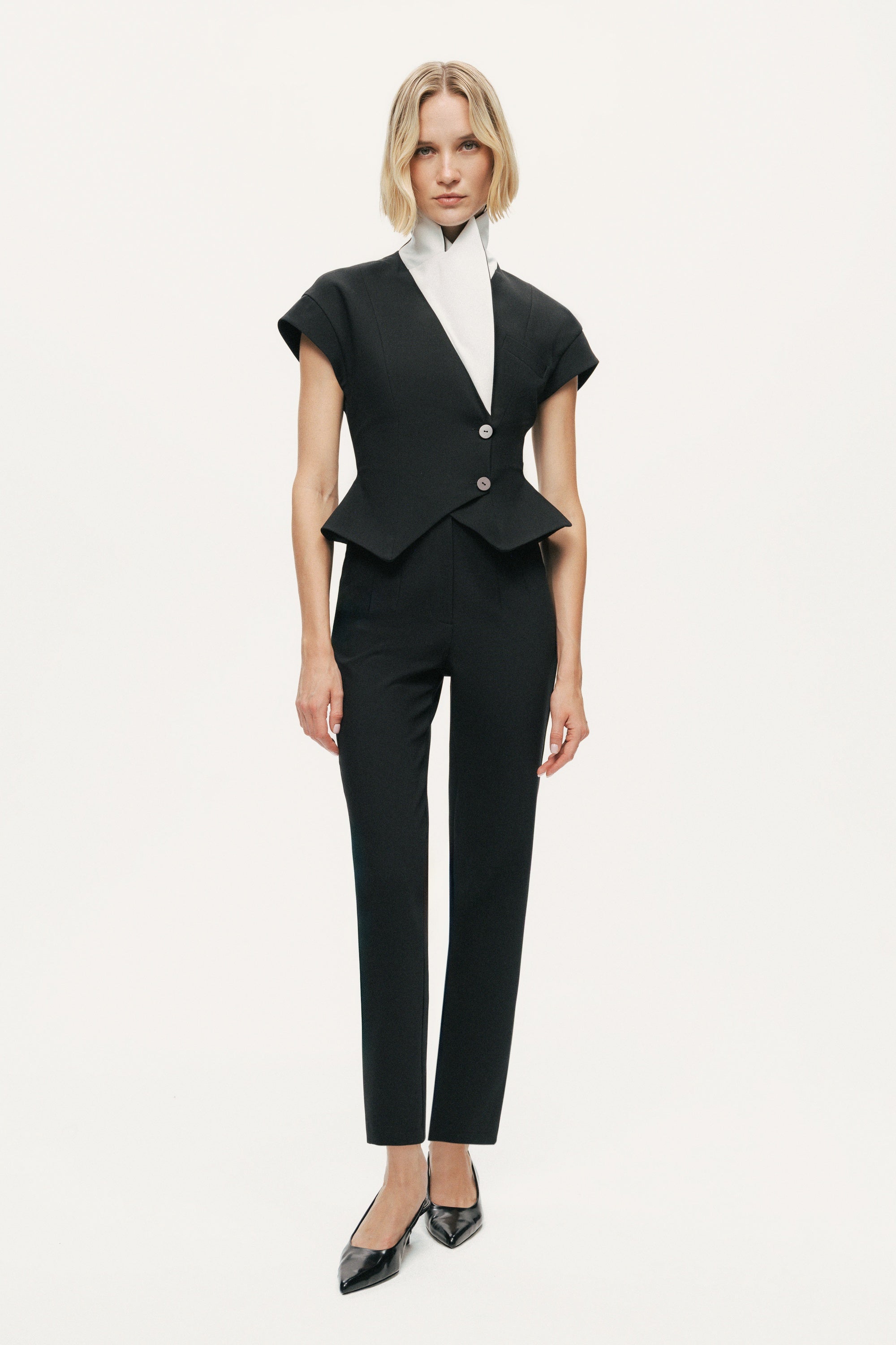 Sculpt High-Rise Cigarette Trousers