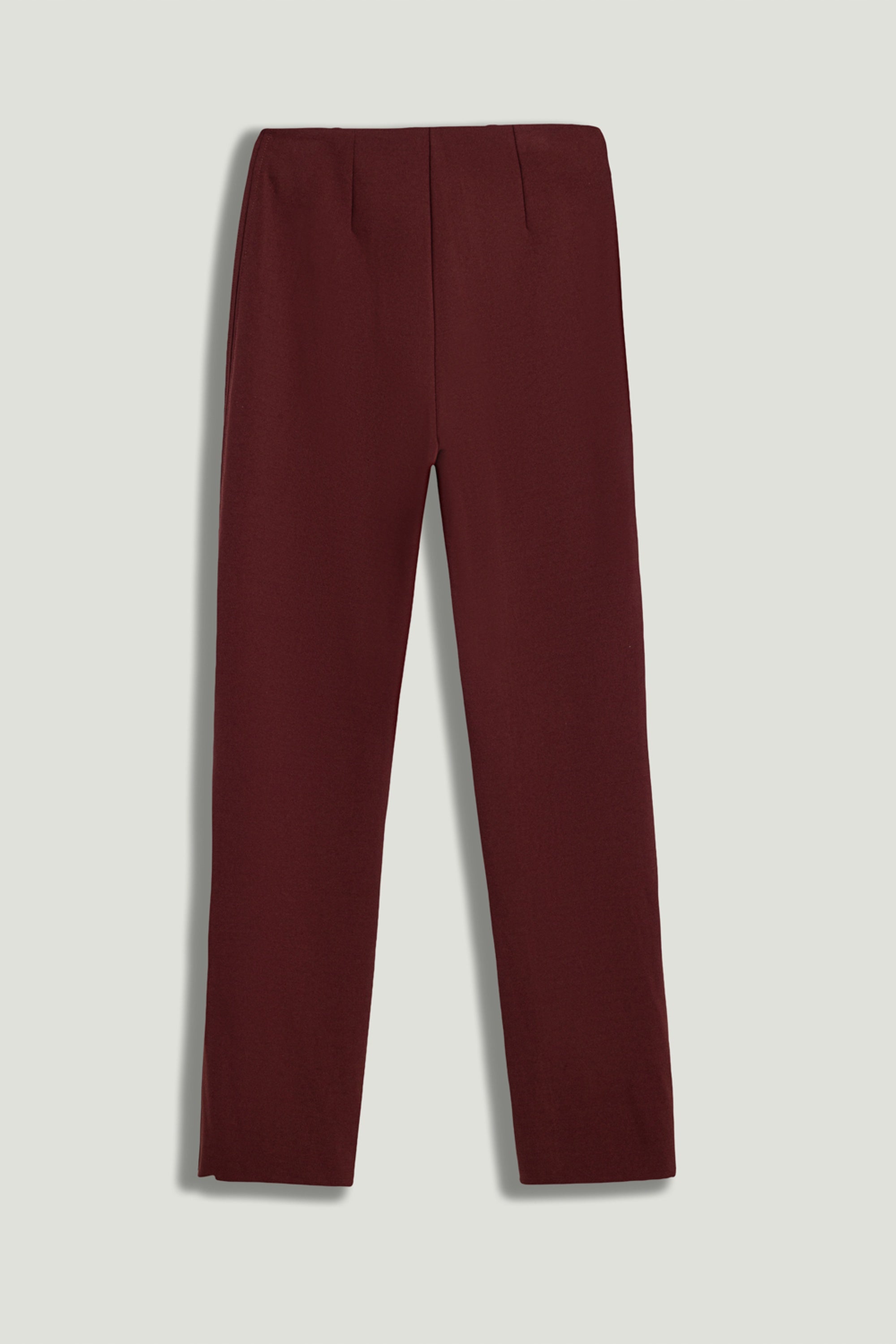 Split-Hem Straight Pants