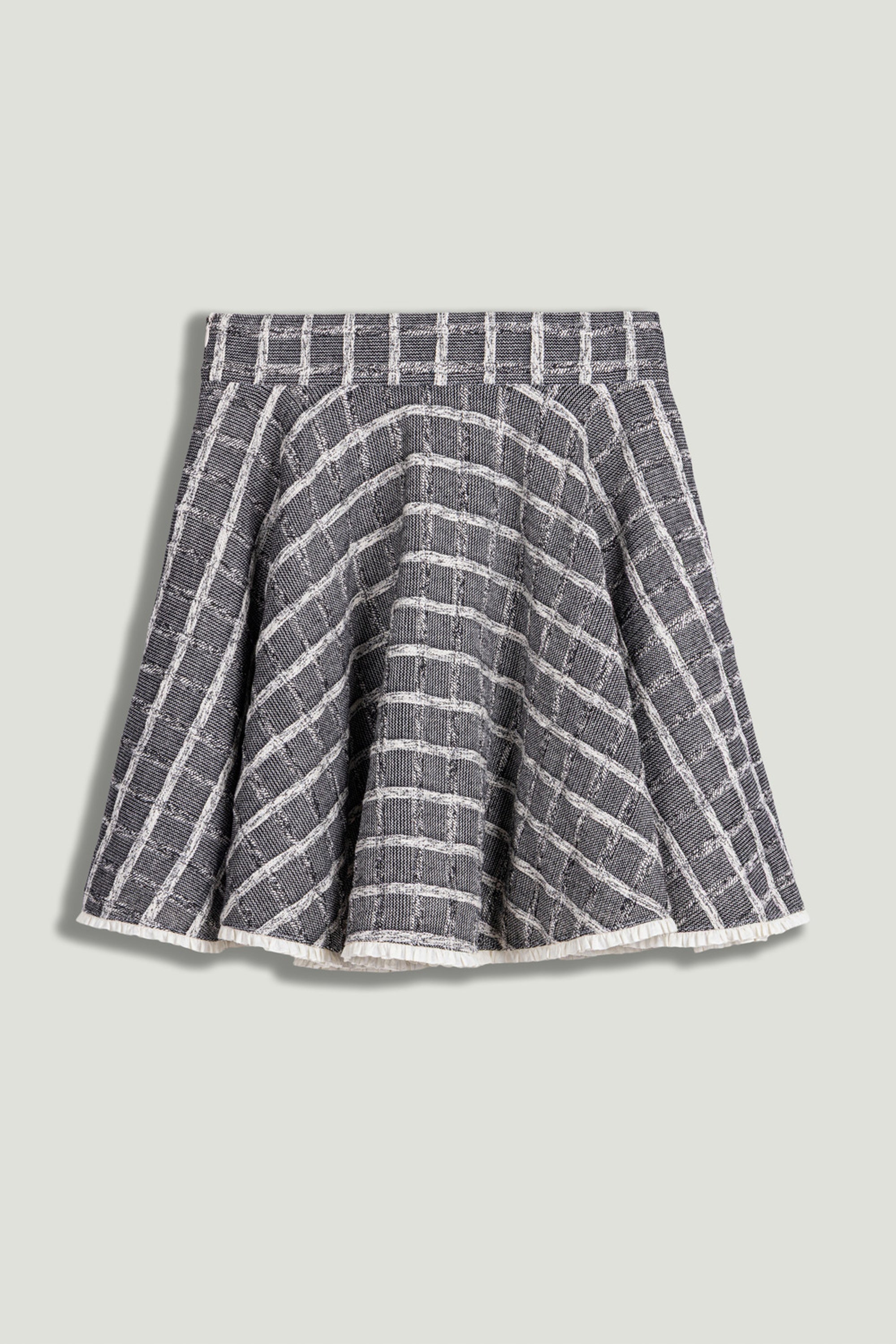 Ruffled Hem Mini Skirt