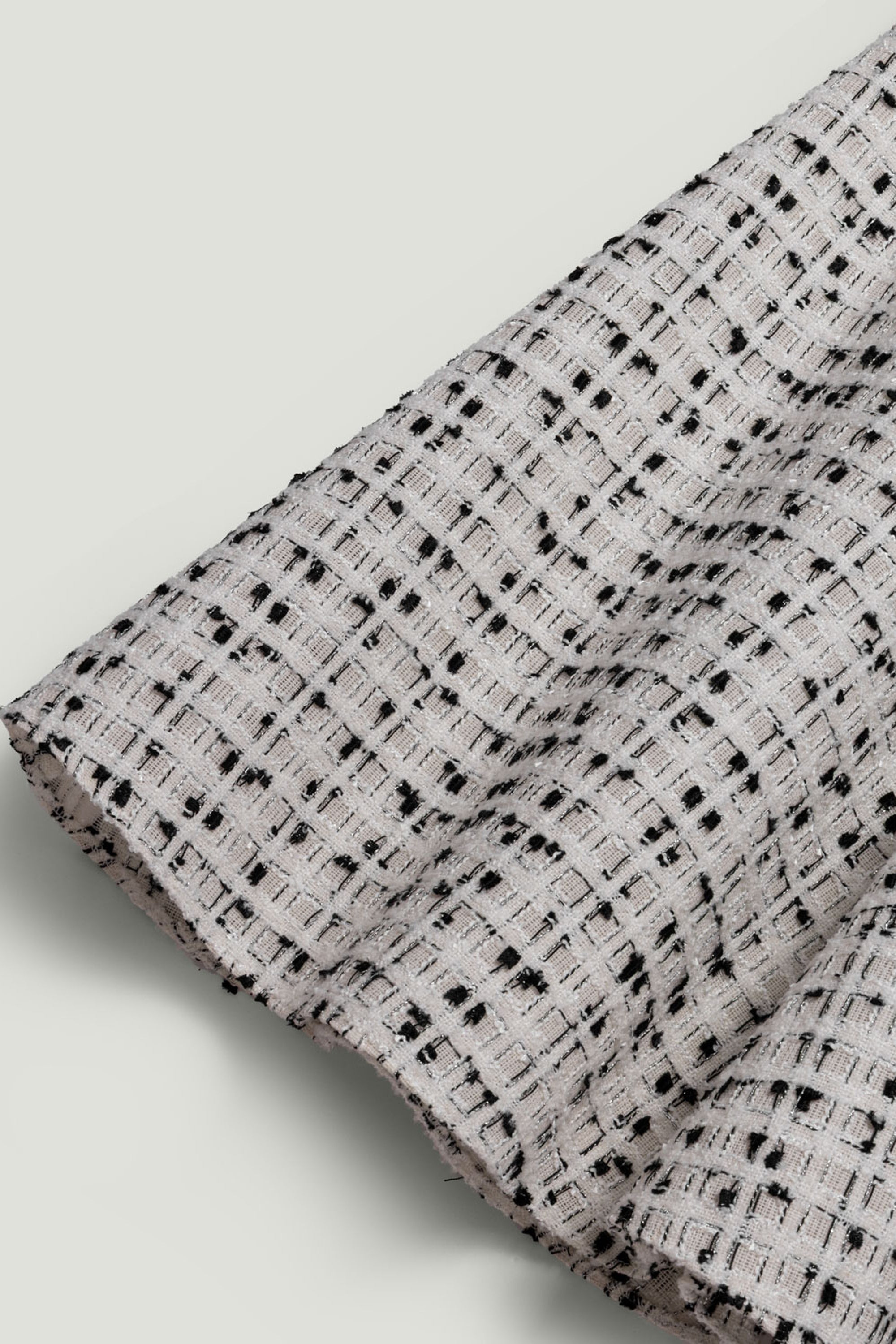 Patterned A-Line Midi Skirt