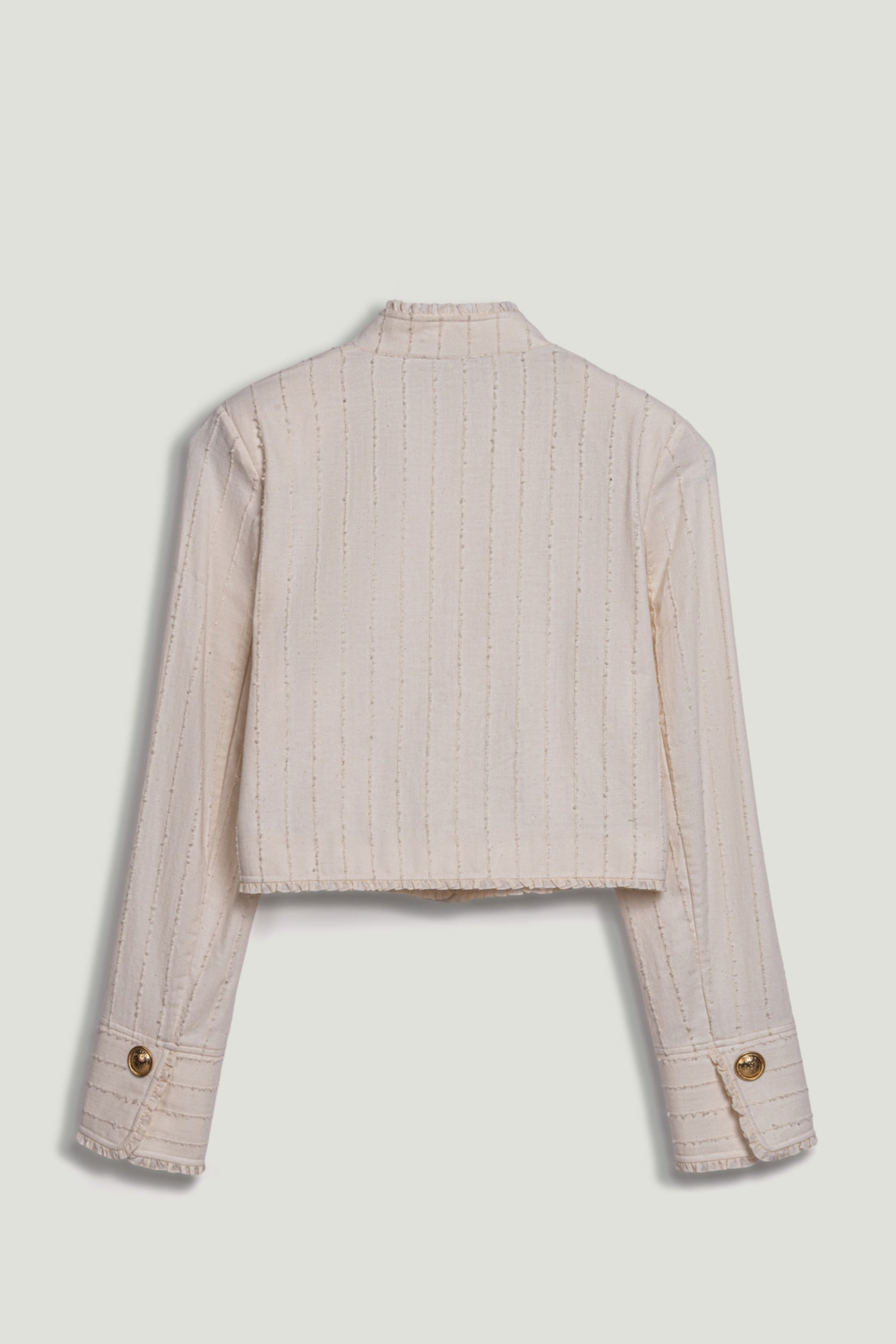 Gold-Embellished Utility Jacket