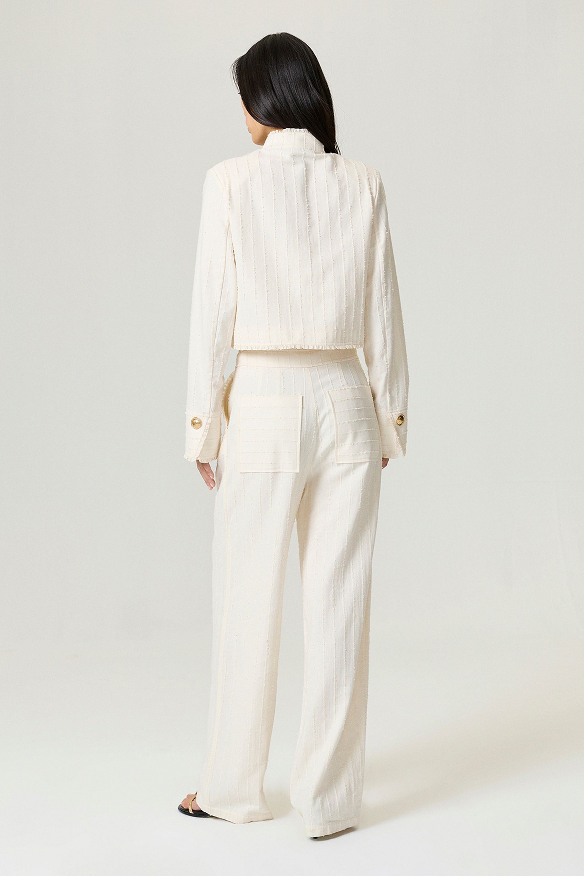 Ruffle Trim Detailed Pants