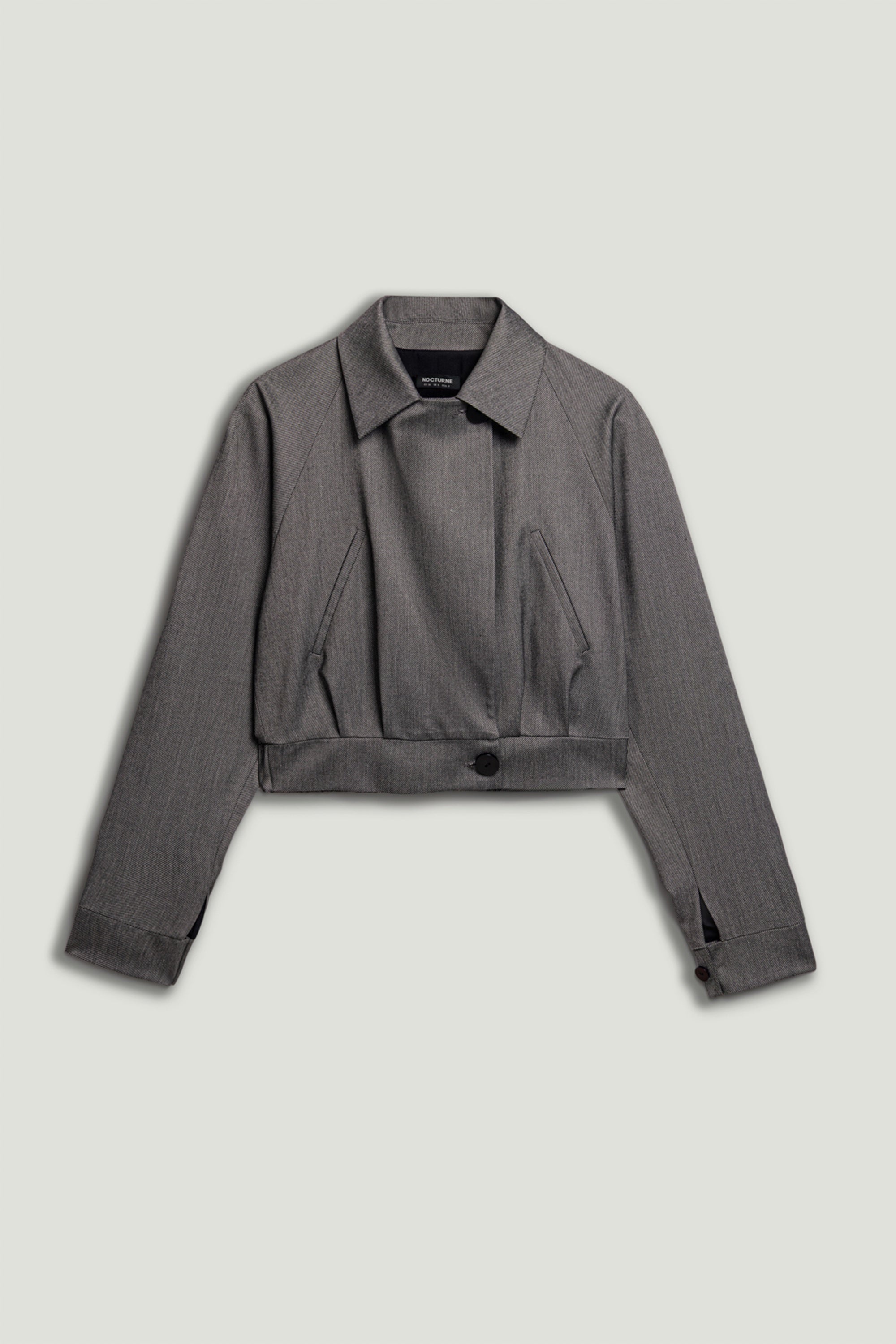 Waistband Detail Bomber Jacket