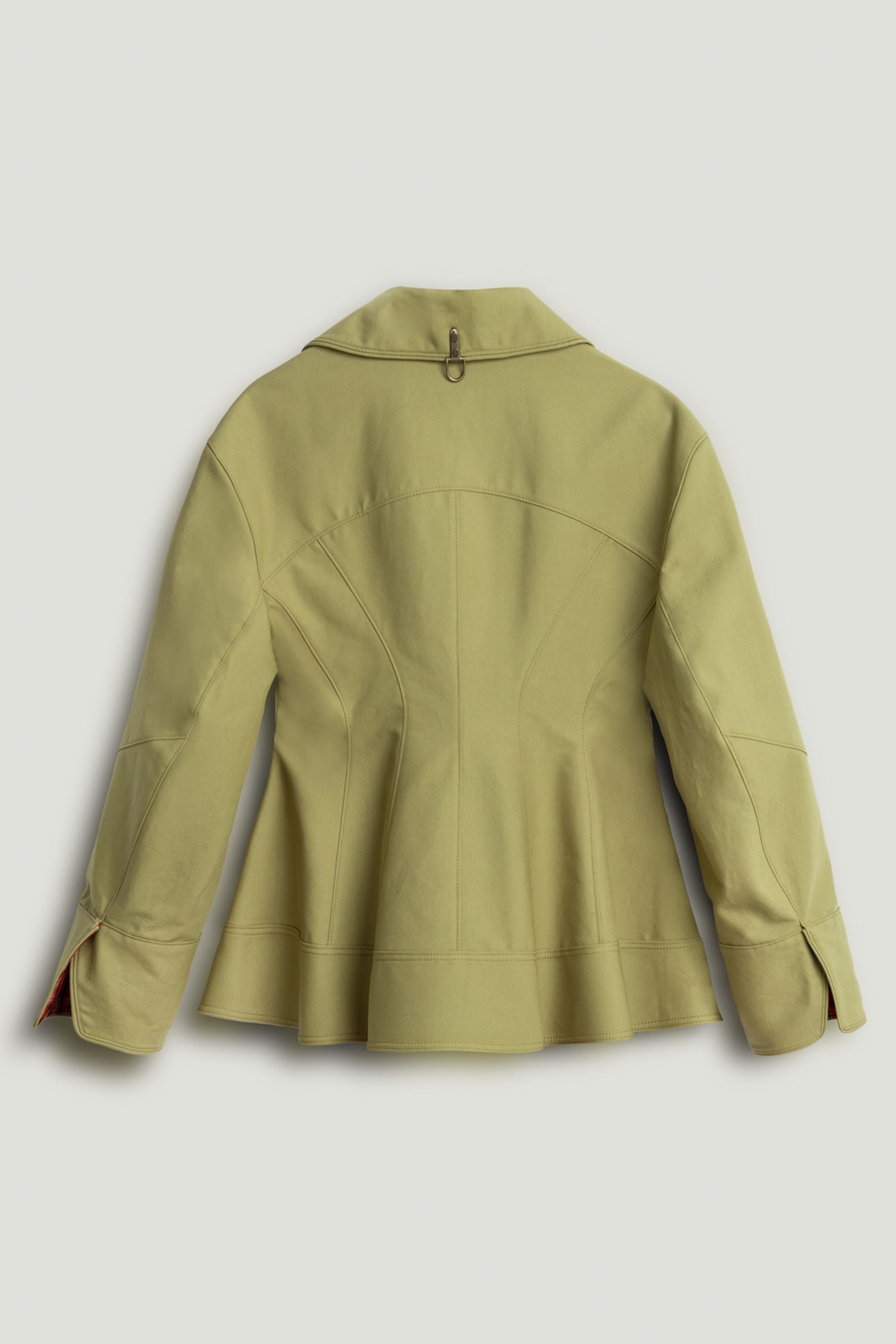 Buckle-Front Fitted Jacket