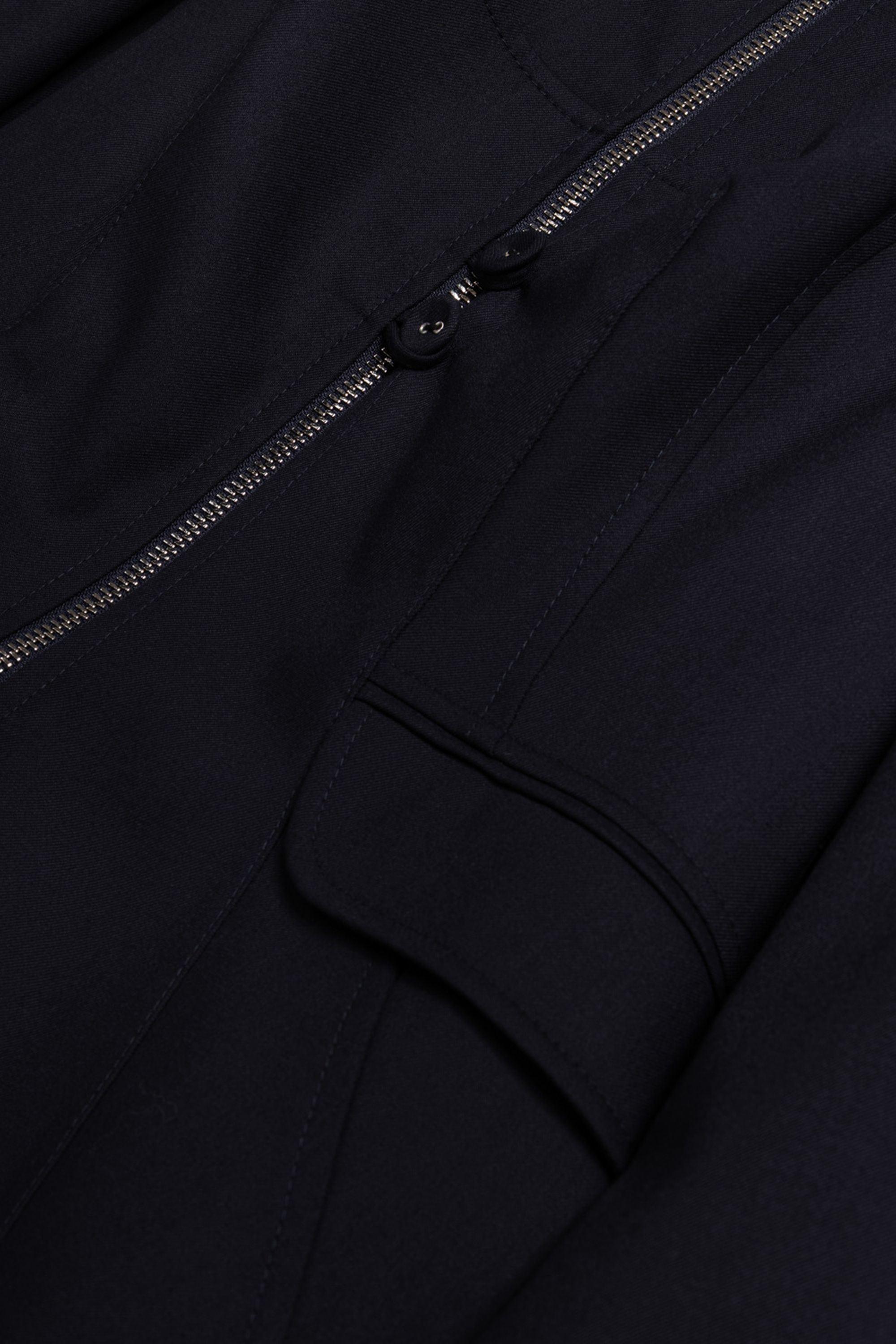 Zip-Front Tailored Jacket