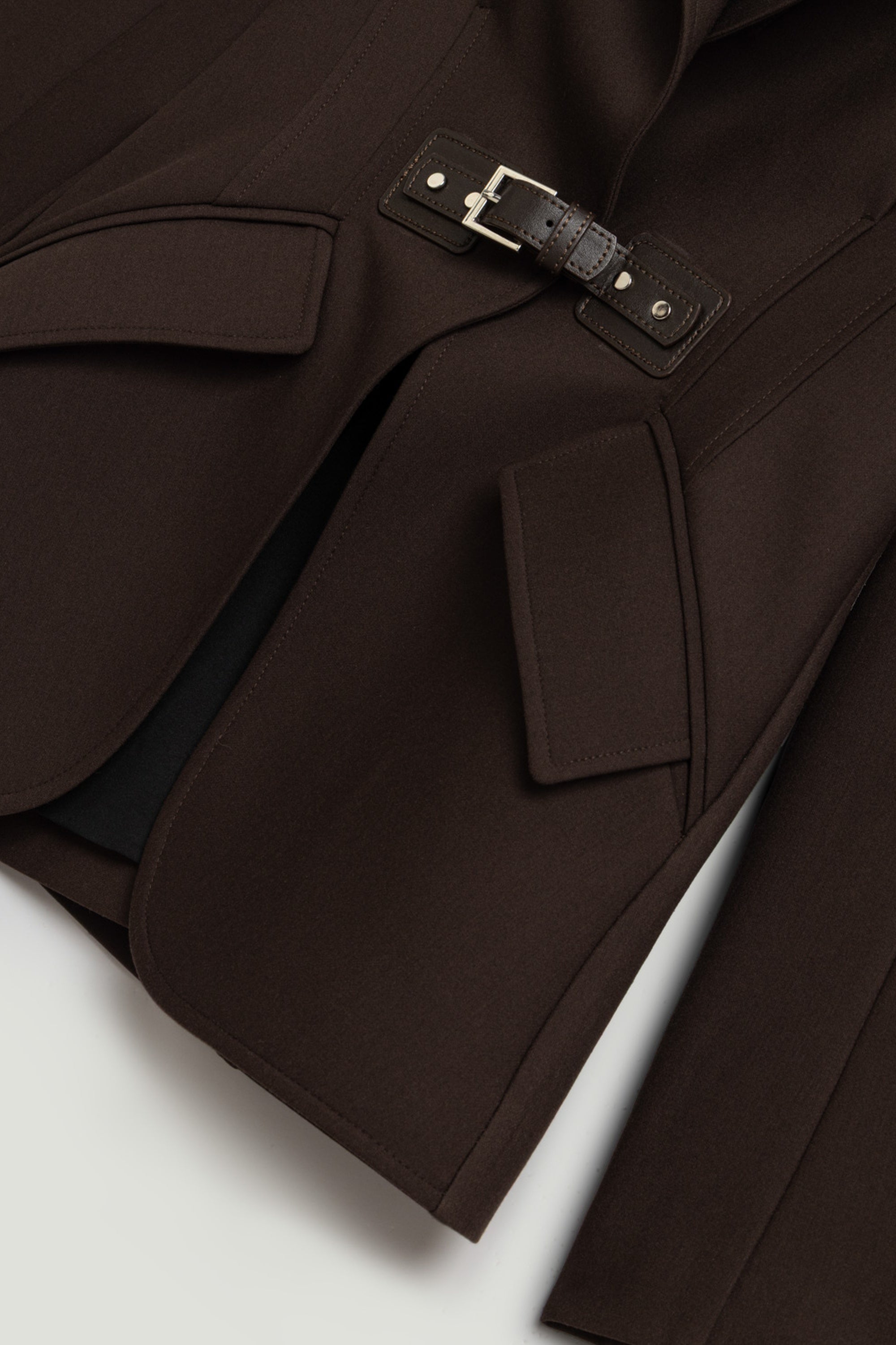 Belted Tailored Blazer