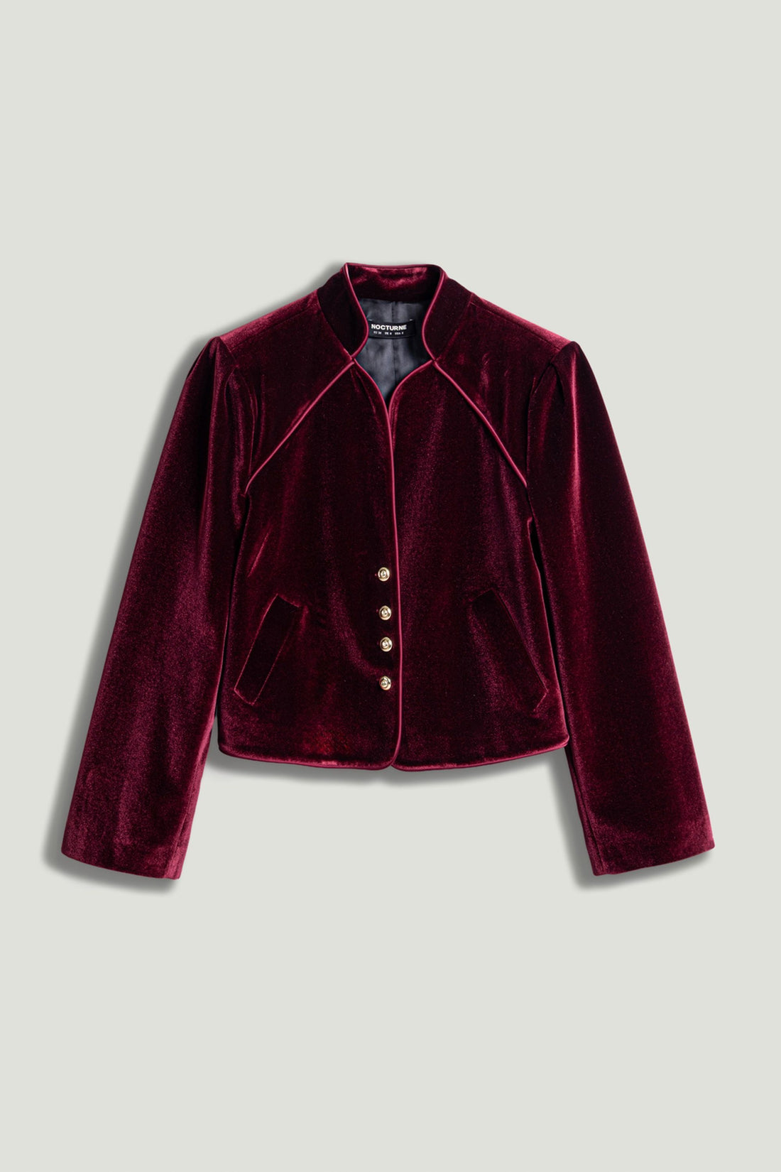 Velvet Cropped Jacket