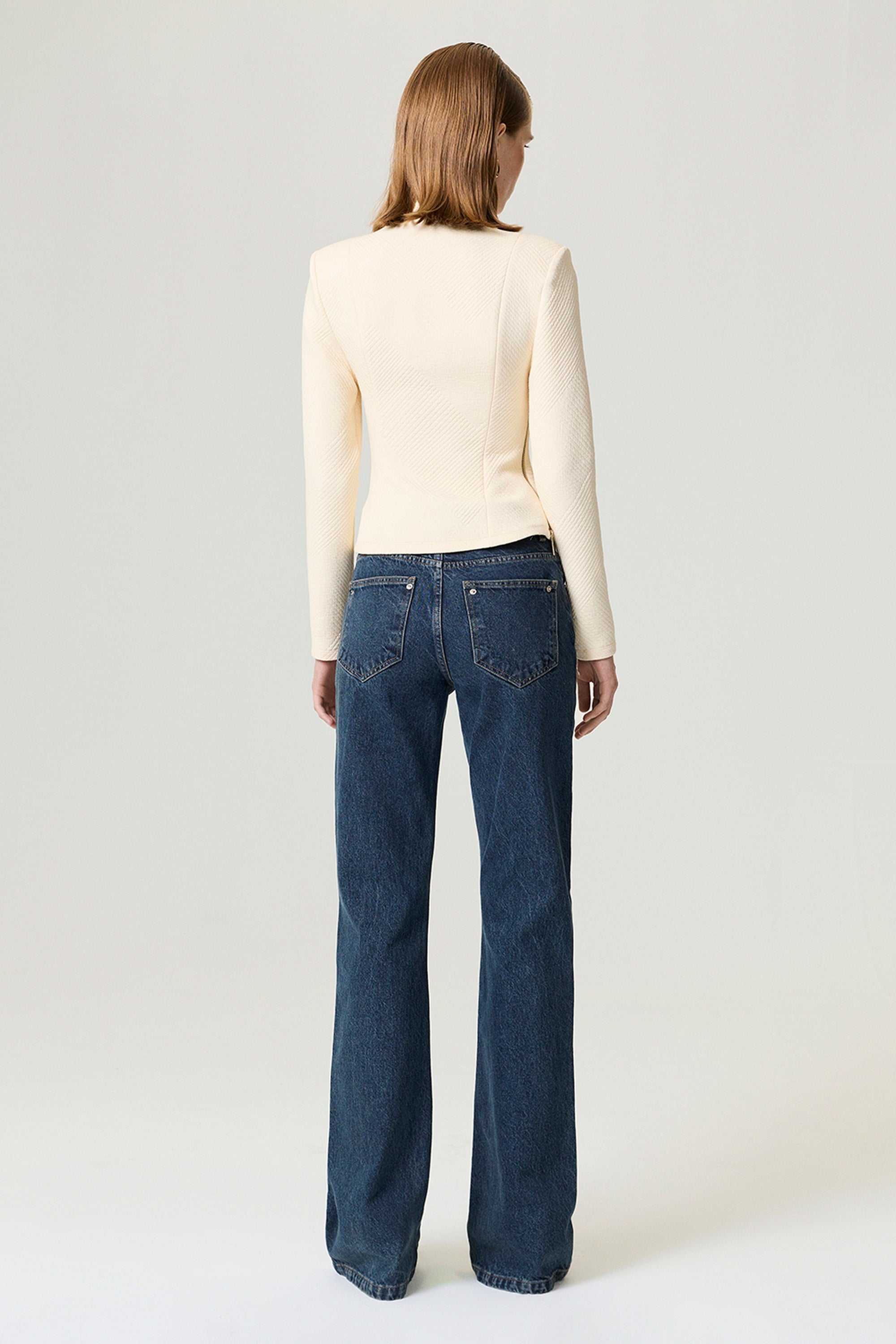 Zipper Detailed Blouse