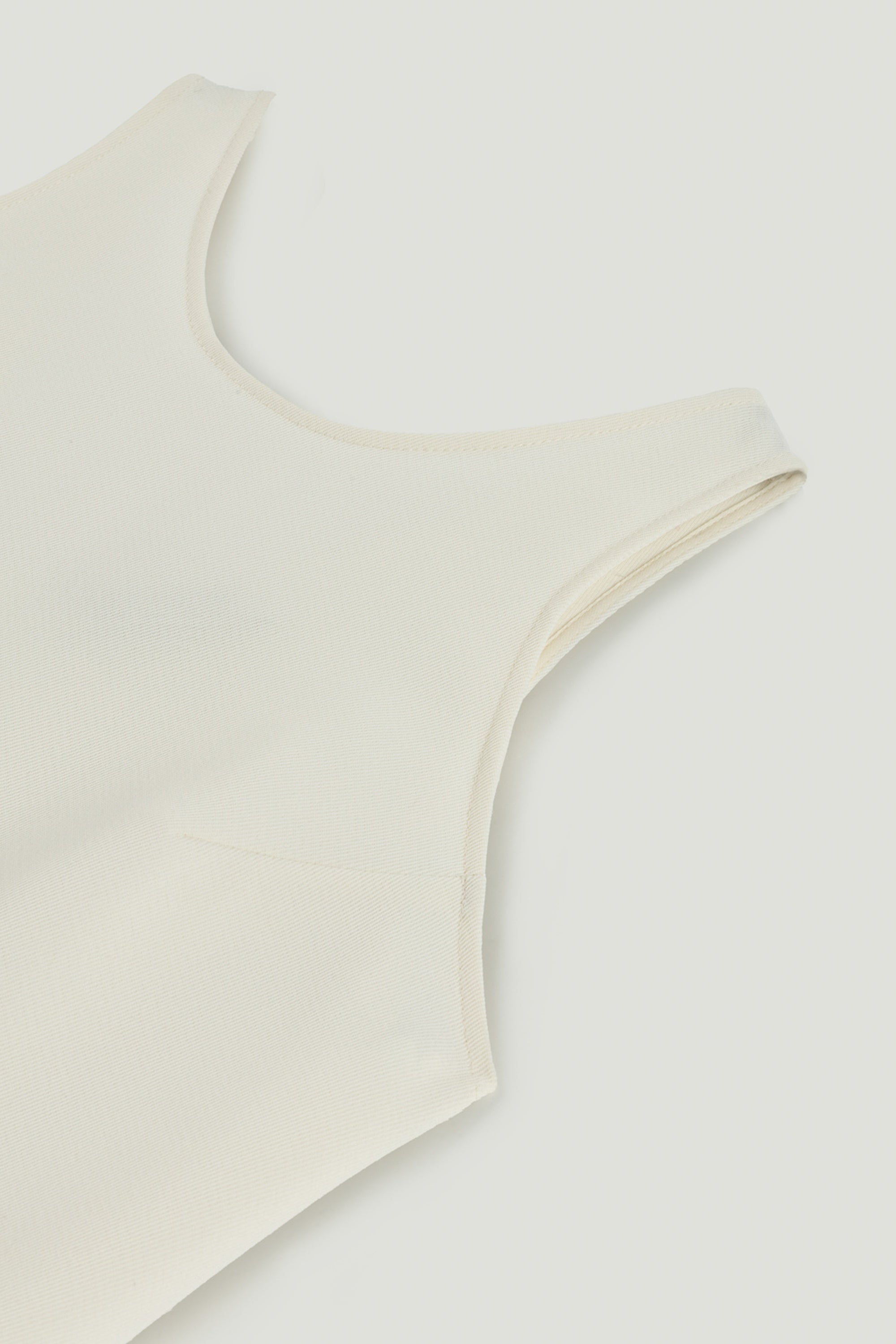 Minimalist Sleeveless Crepe Top