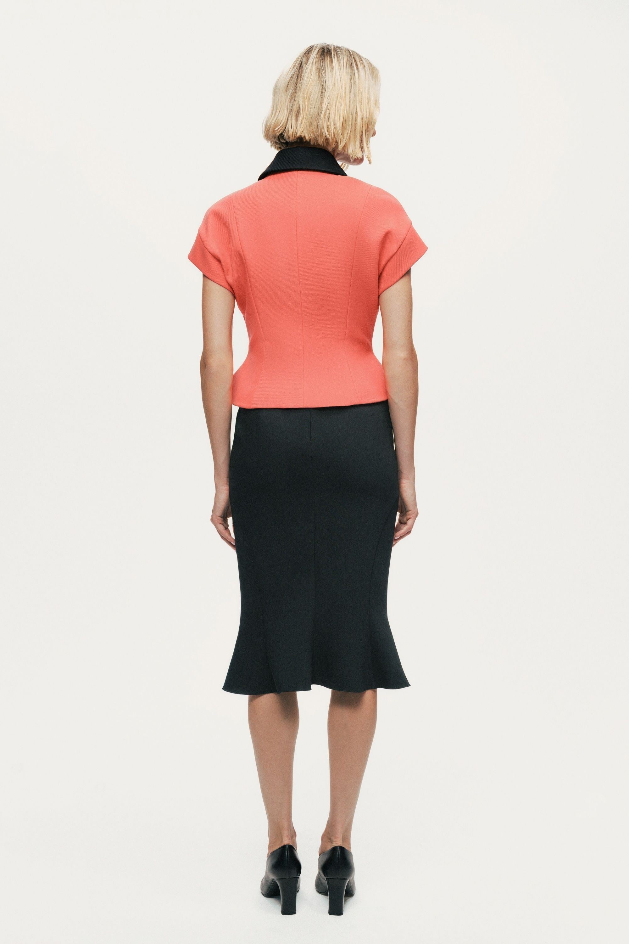 Short Sleeve Tailored Vest