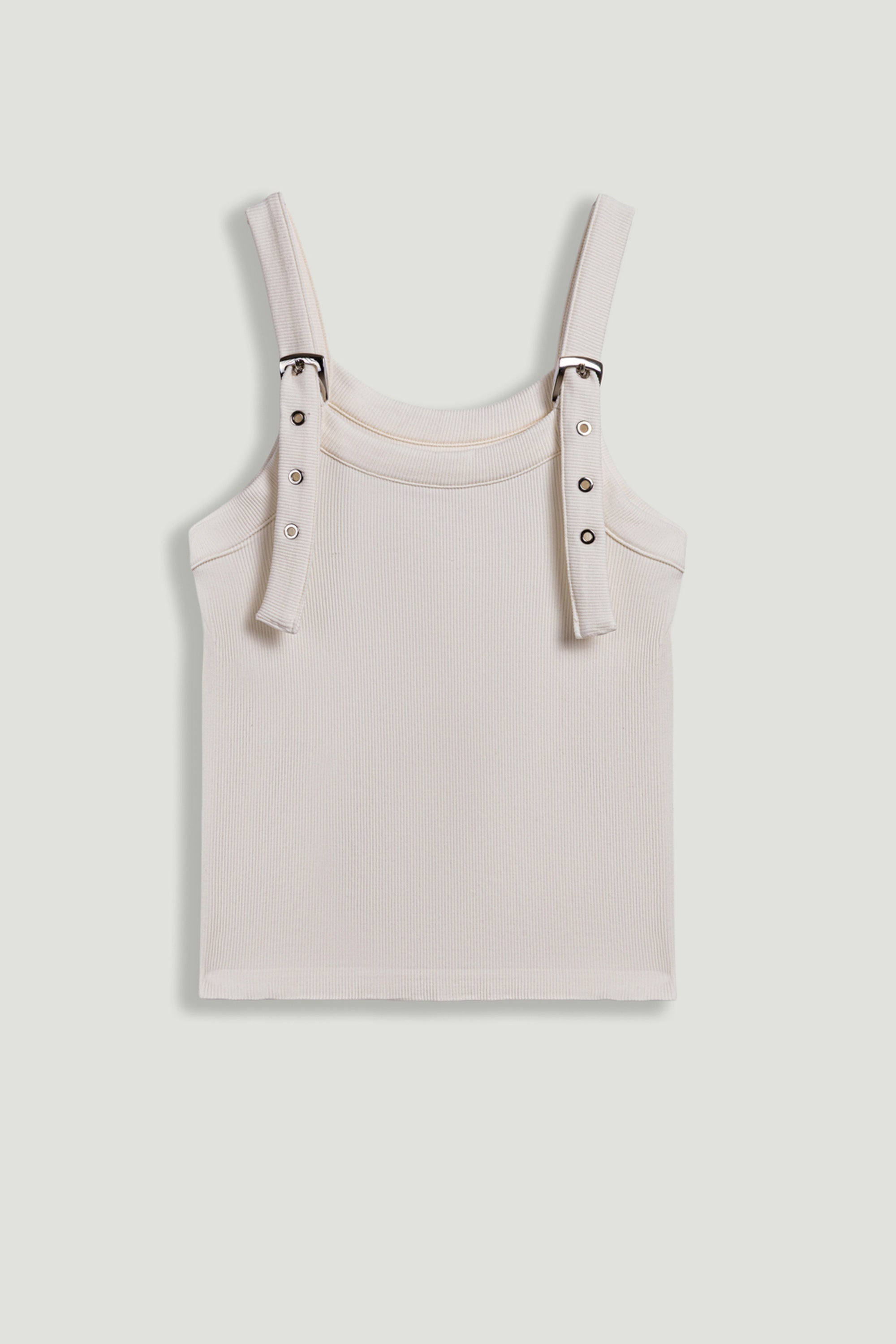 Belted Strap Crop Top