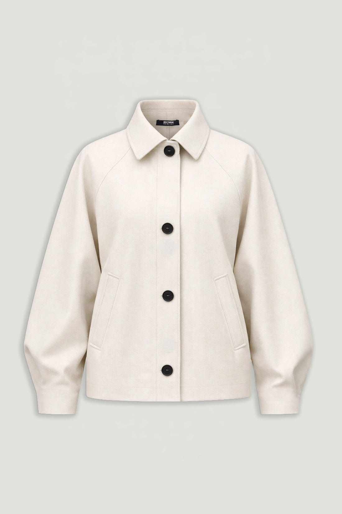 Cropped Batwing Jacket