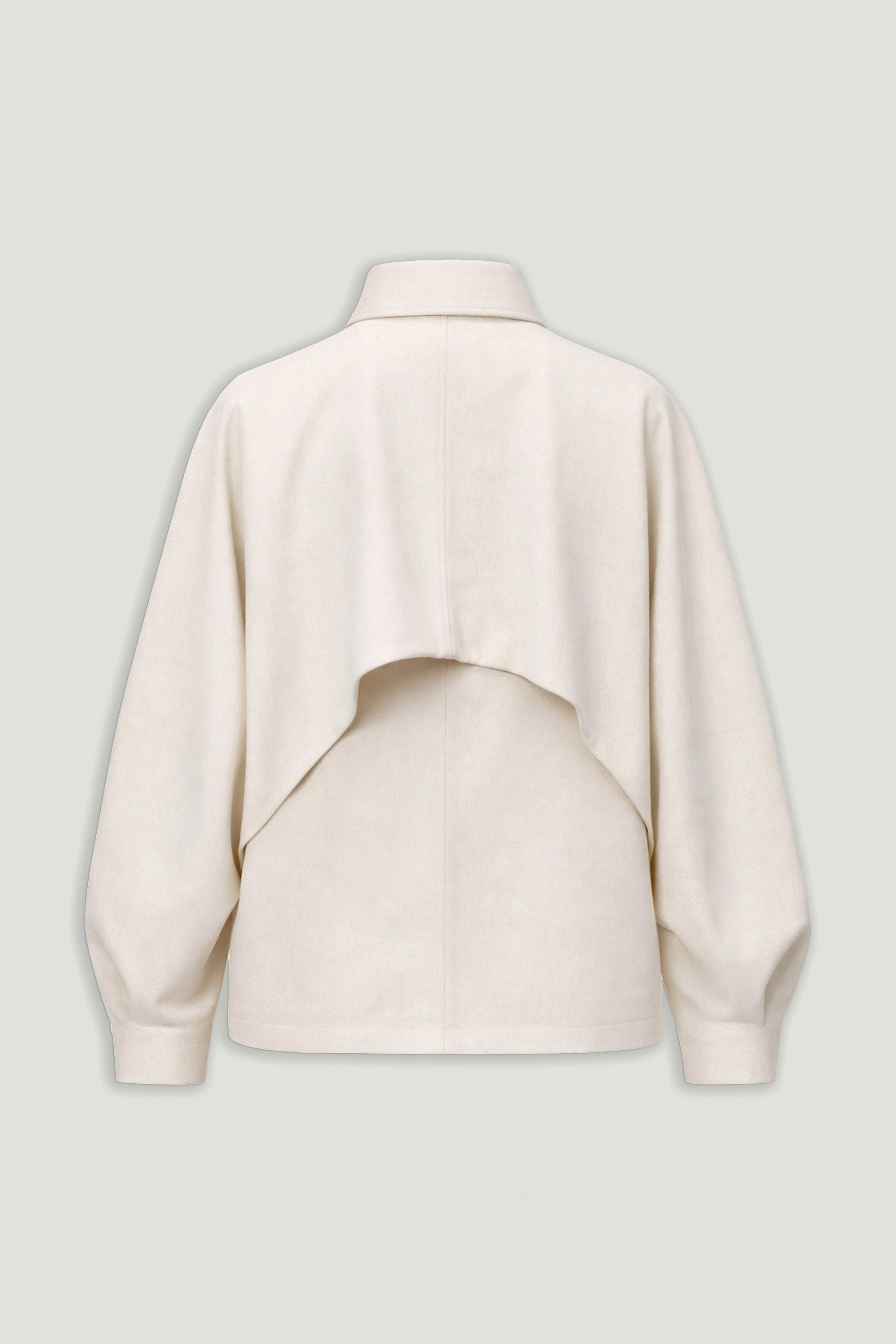 Cropped Batwing Jacket