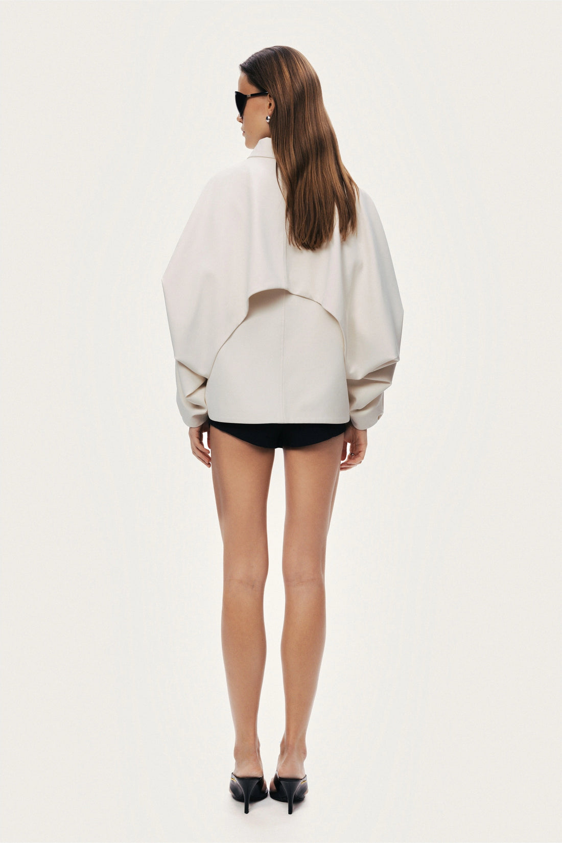 Cropped Batwing Jacket