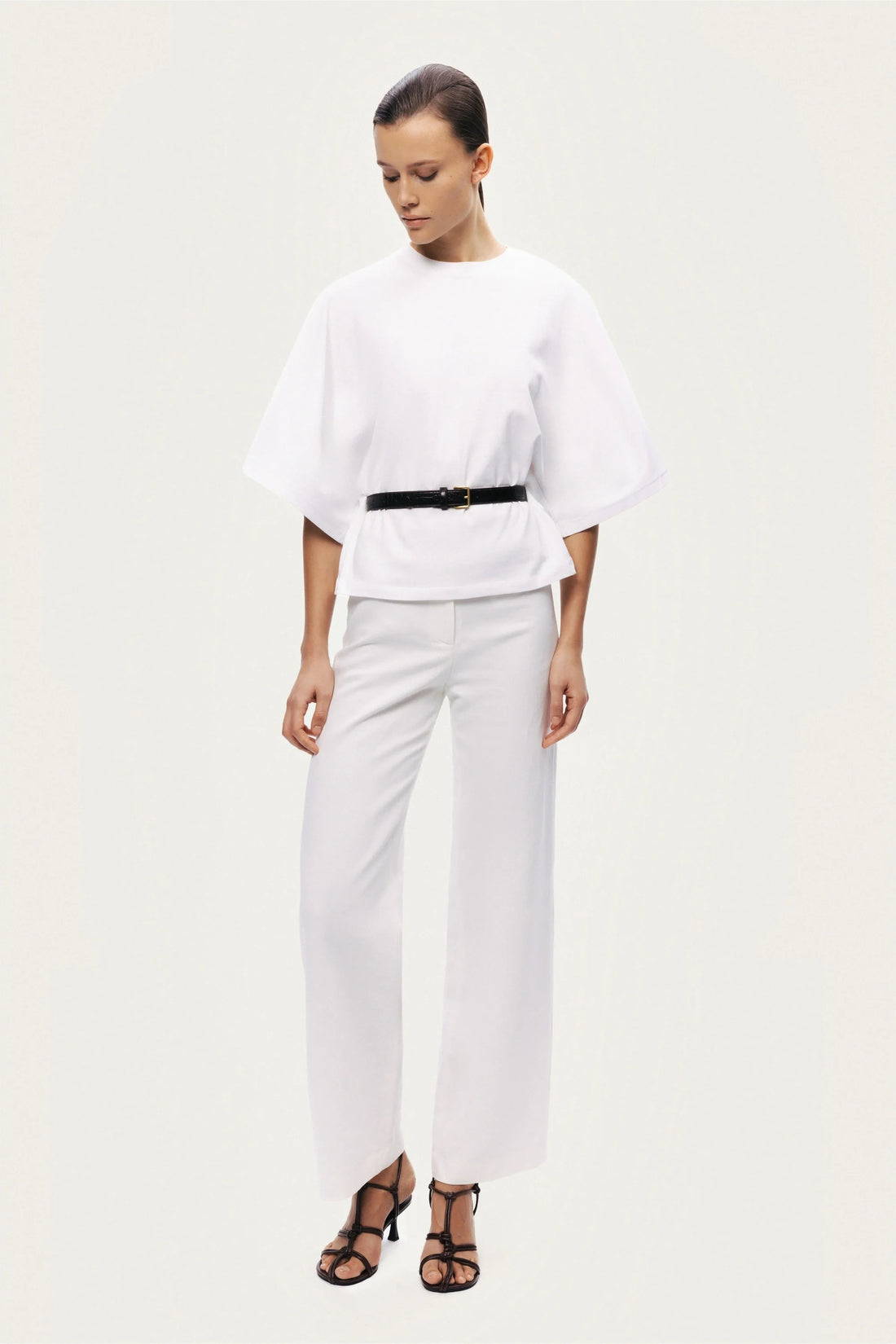 Belted Oversized T-Shirt